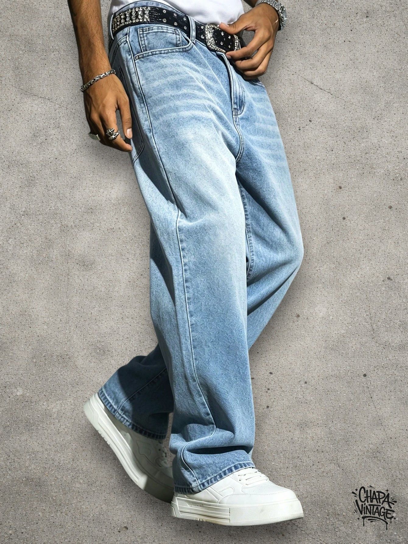 Vintage Washed denim jenas Size US 32 / EU 48 - 3 Thumbnail