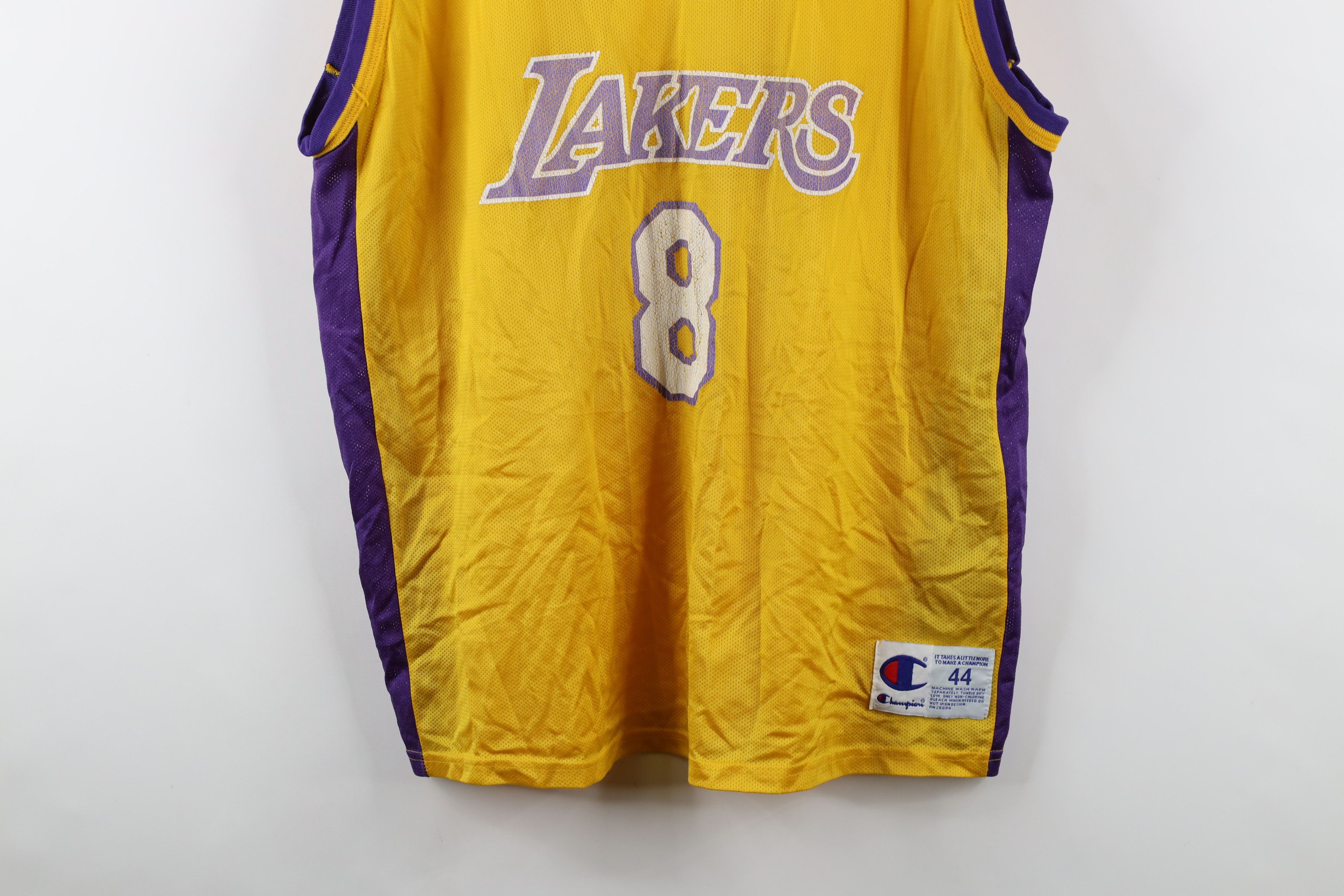 Champion × Vintage Vintage 90s Champion Los Angeles Lakers Basketball Jersey #8 Size US L / EU 52-54 / 3 - 3 Thumbnail