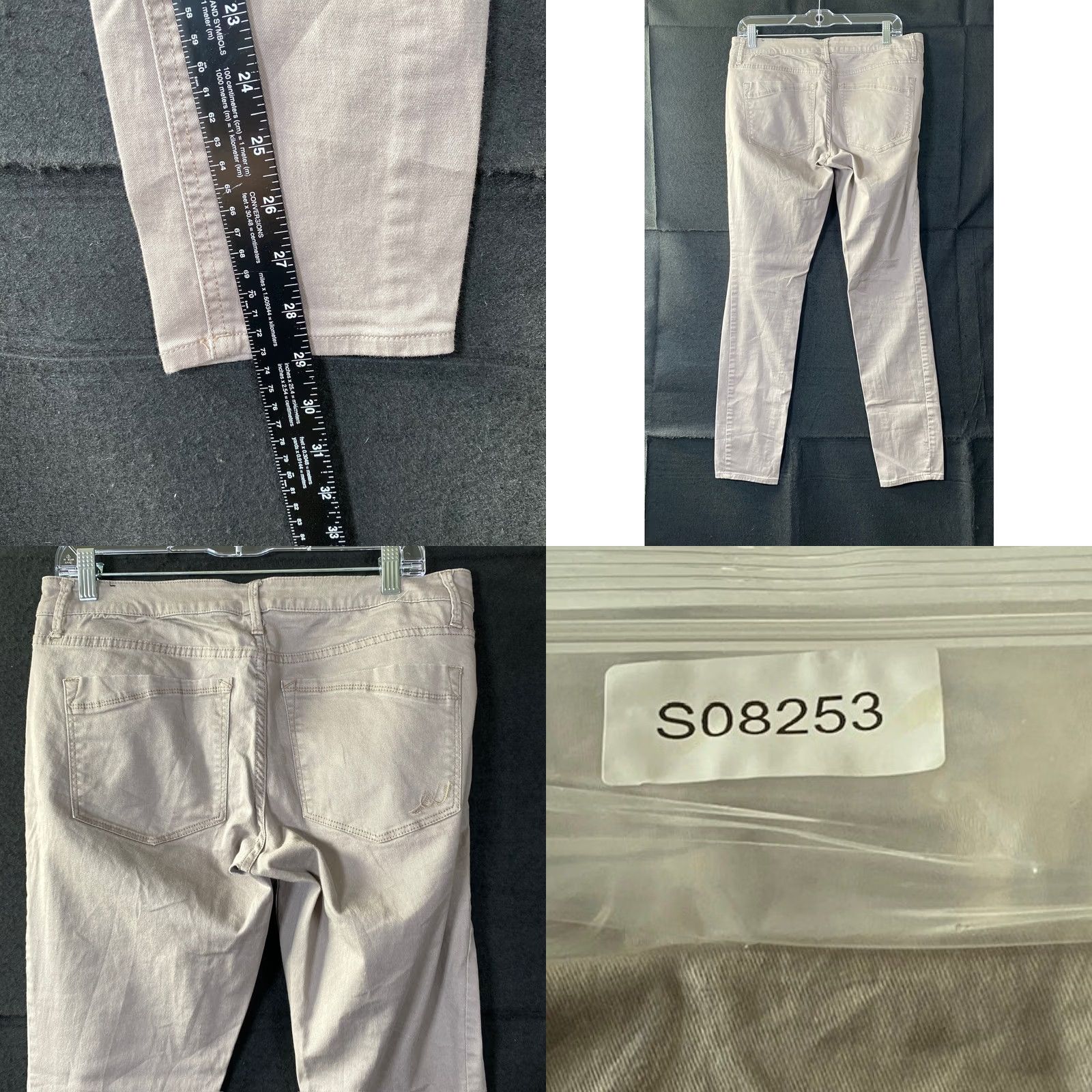 Express Express Womens Jeans Brown Denim Mid Rise Skinny Leg Stretch 10 Size 32" / US 10 / IT 46 - 8 Thumbnail
