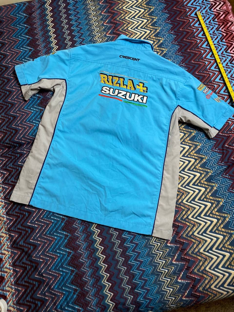 Vintage SUZUKI MOTOSPORT RUZLA + RACING MOTO GP WORKWEAR TEAM SHIRT Size US XL / EU 56 / 4 - 13 Thumbnail