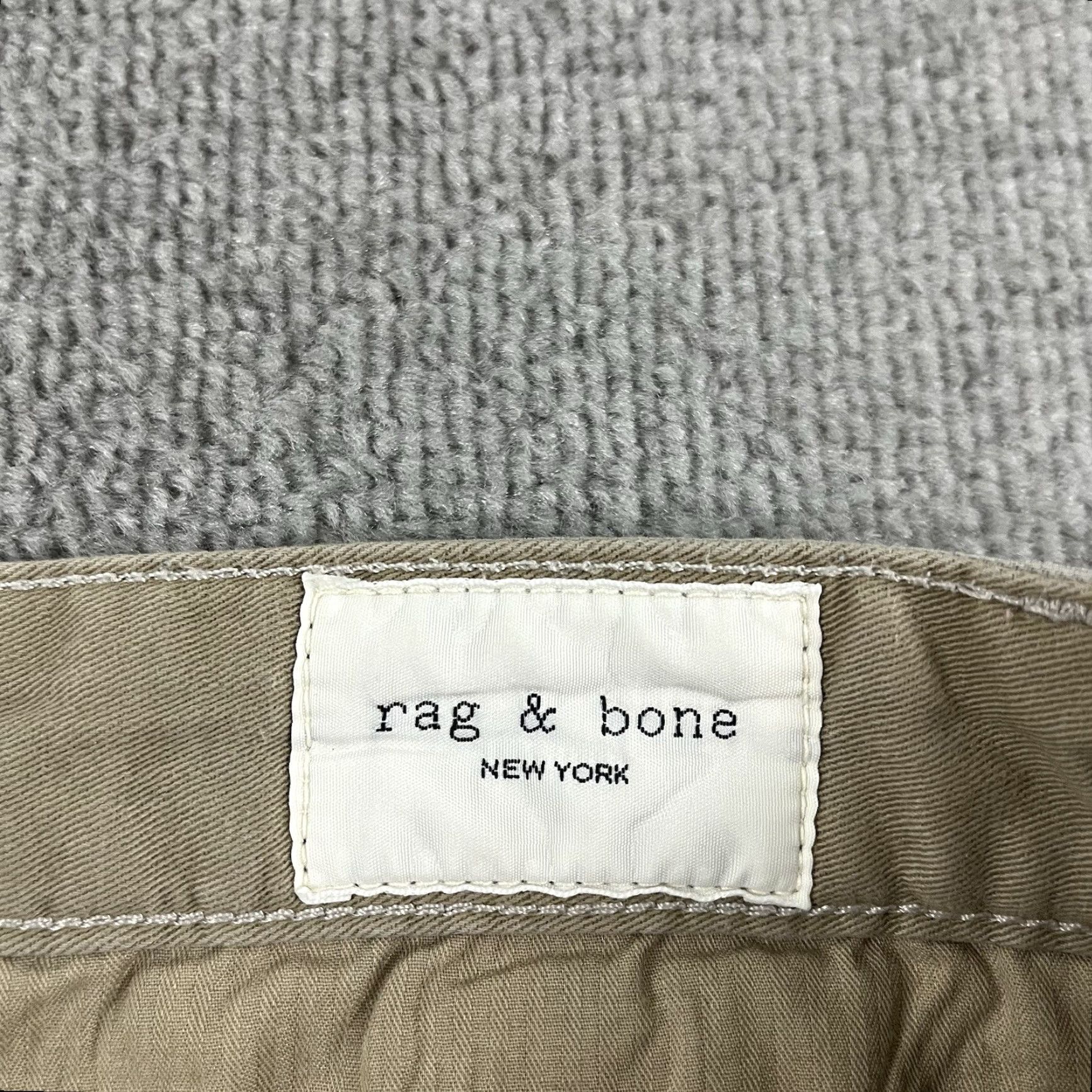 Rag & Bone RAG & BONE Slim Fit Chino Pants Mens 34x32 Drizzle Gray Casual Career Golf Size US 34 / EU 50 - 2 Thumbnail
