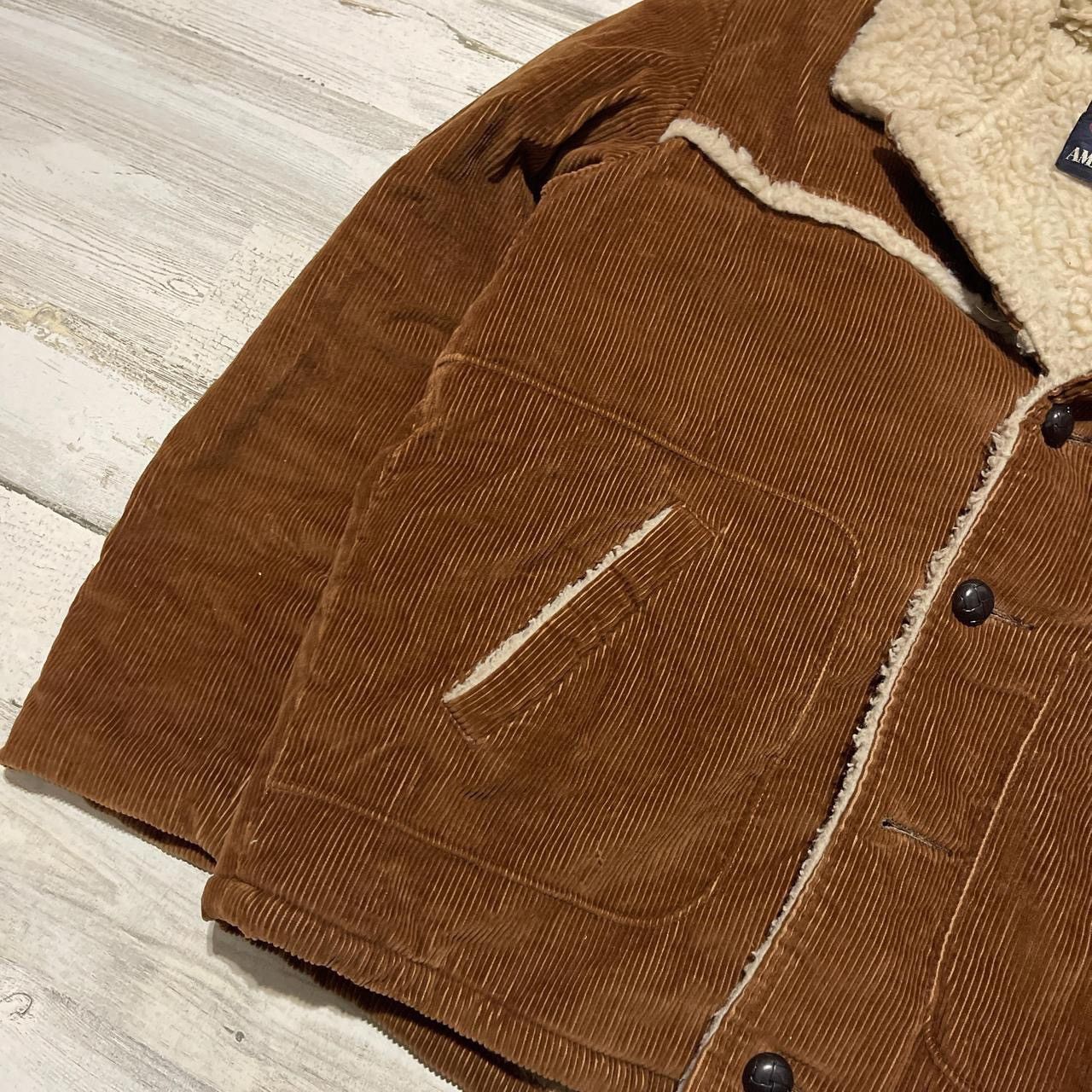 Vintage Vintage 80s Western Corduroy Sherpa Lined Trucker Jacket L Size US L / EU 52-54 / 3 - 5 Thumbnail