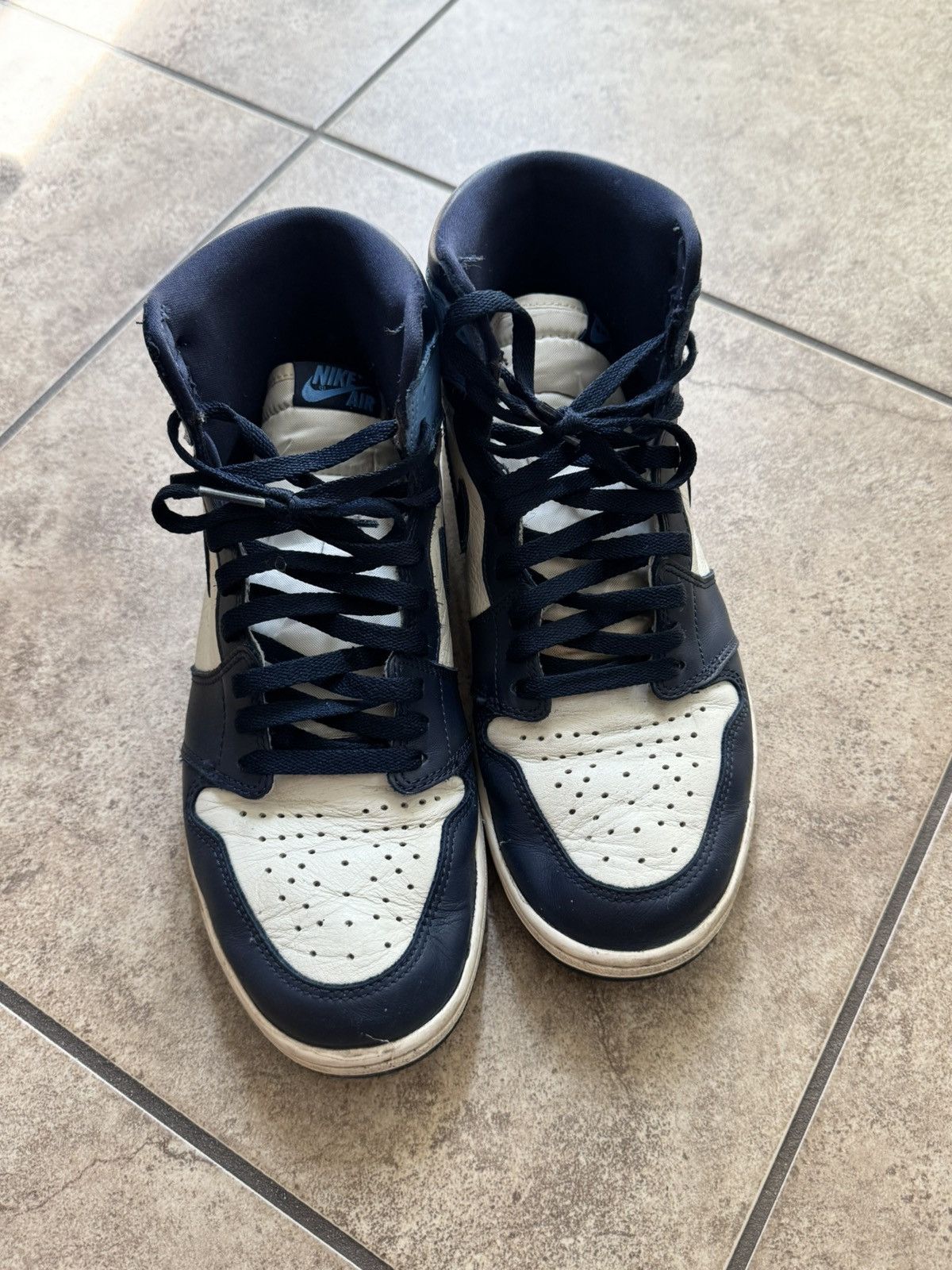 Nike Nike Retro High Jordan 1 Obsidian Size US 10.5 / EU 43-44 - 5 Thumbnail