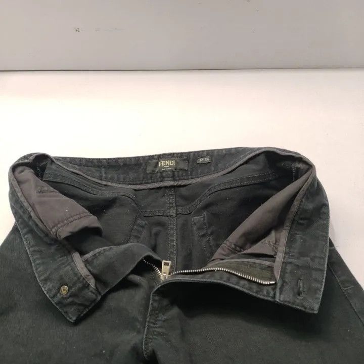 Fendi Fendi Men's Slim Fit Black Jeans -2507 Size US 32 / EU 48 - 4 Thumbnail