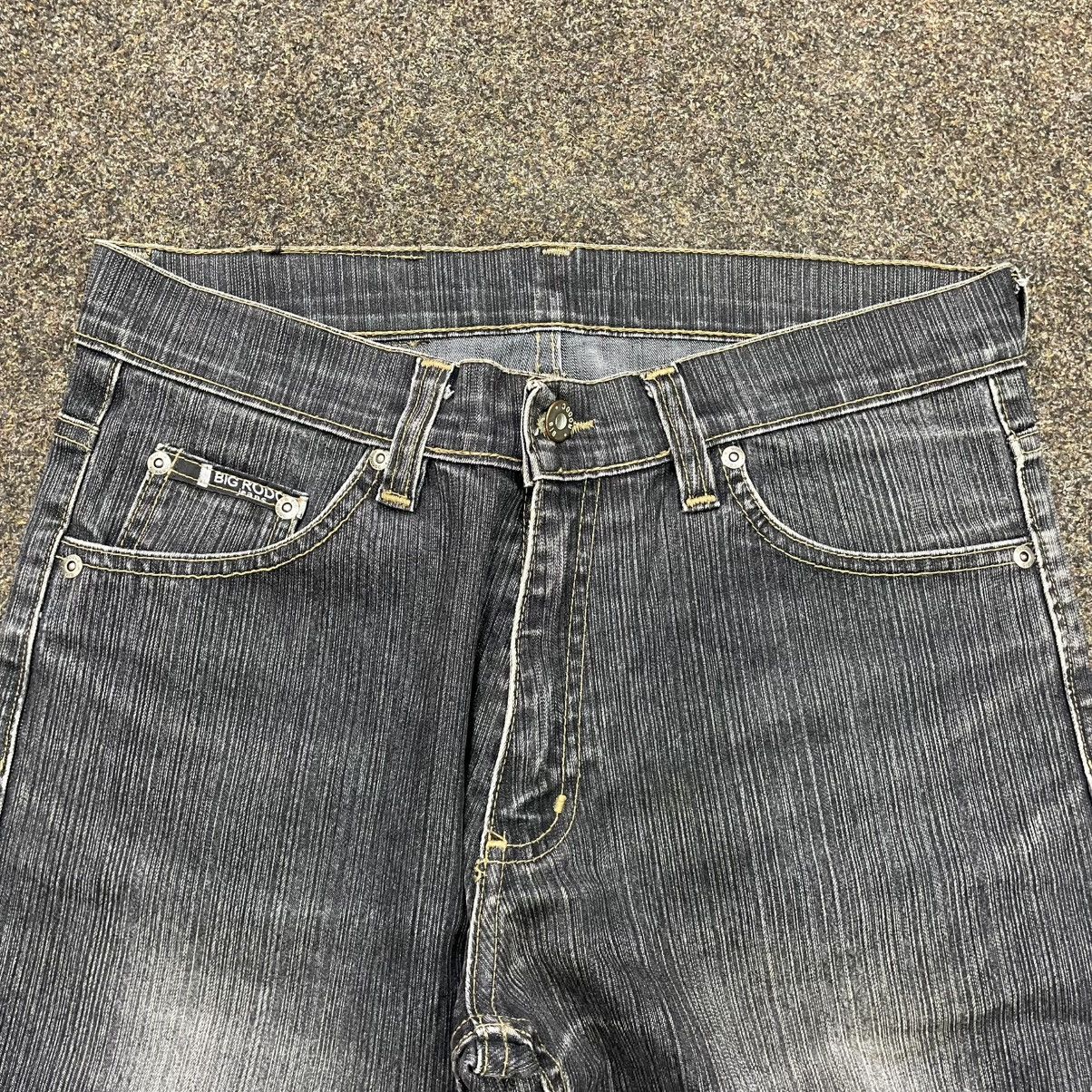 Vintage Vintage Y2K Baggy Wide Leg Faded Jeans Skater Distressed Size 32" / US 10 / IT 46 - 4 Thumbnail