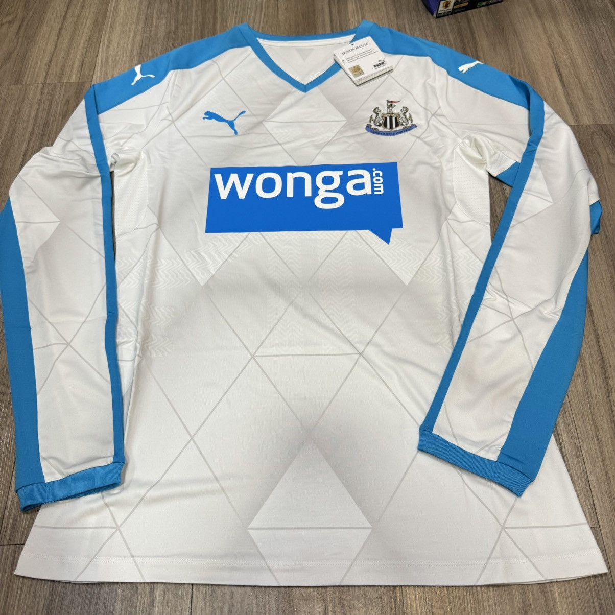 Puma Newcastle United 15/16 player issue away shirt (Bnwt) Size US XL / EU 56 / 4 - 1 Thumbnail