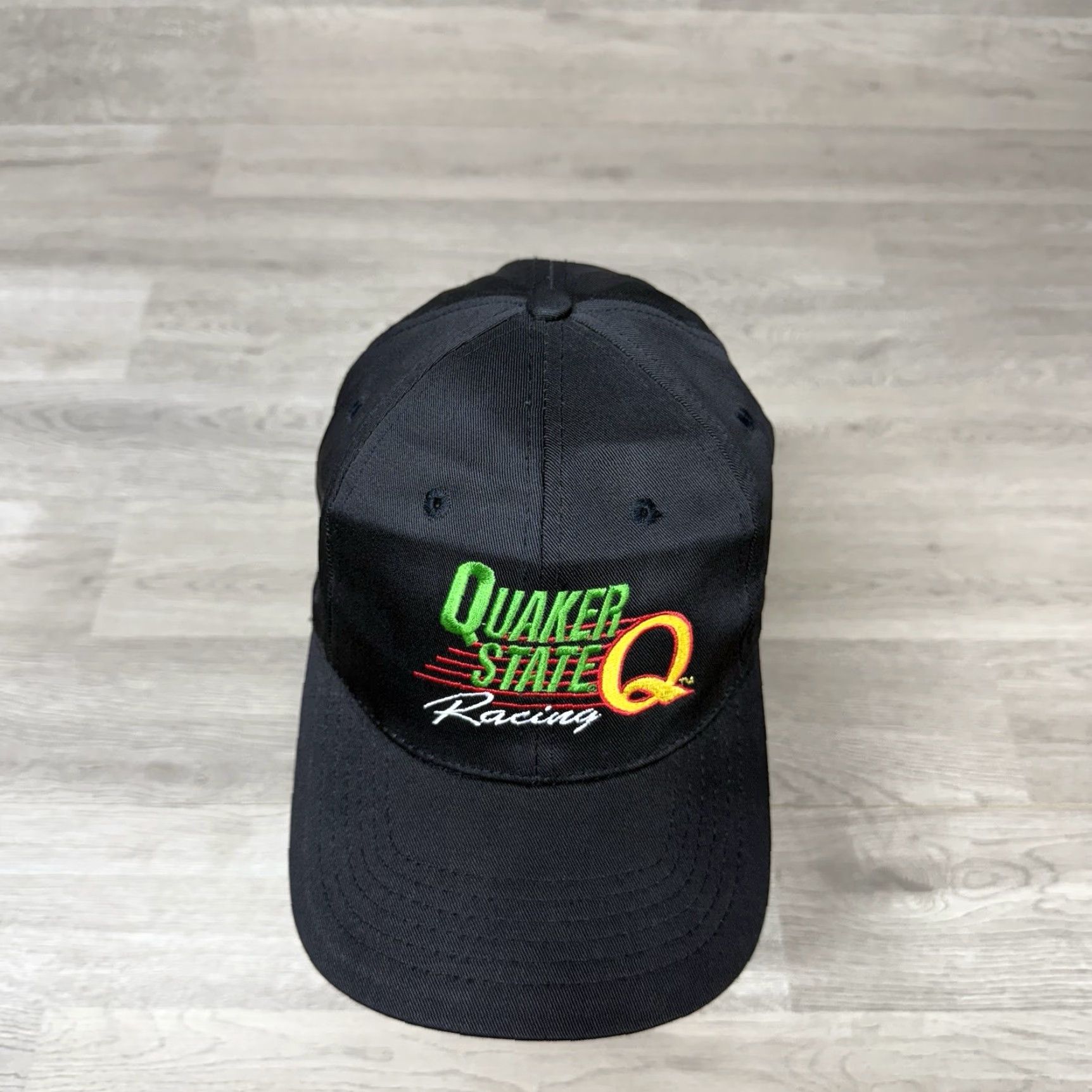 Vintage VINTAGE Quaker State Racing Black Snapback Adjustable Trucker Hat Men Adjustable Size Black Quarter State? Size ONE SIZE - 2 Thumbnail