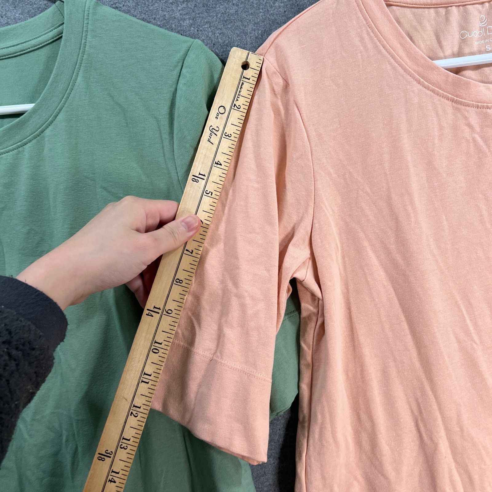 Other Cuddl Duds Cotton Classics Set of 2 Elbow Sleeve Top Size S / US 4 / IT 40 - 6 Thumbnail