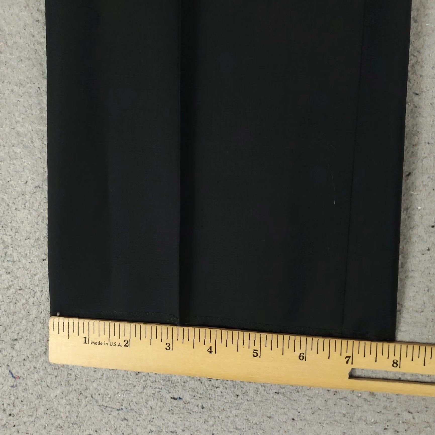Zanella Zanella Mens Pants 40x38 Black Dress Pants Trousers Wool Unhemmed Flat Front Size US 40 / EU 56 - 6 Thumbnail