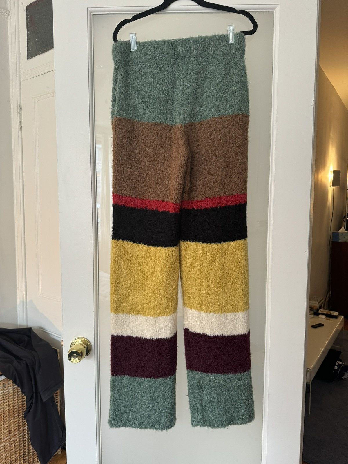 image of The Elder Statesman Cashmere Pants Ss22 in Green, Men's (Size 31)