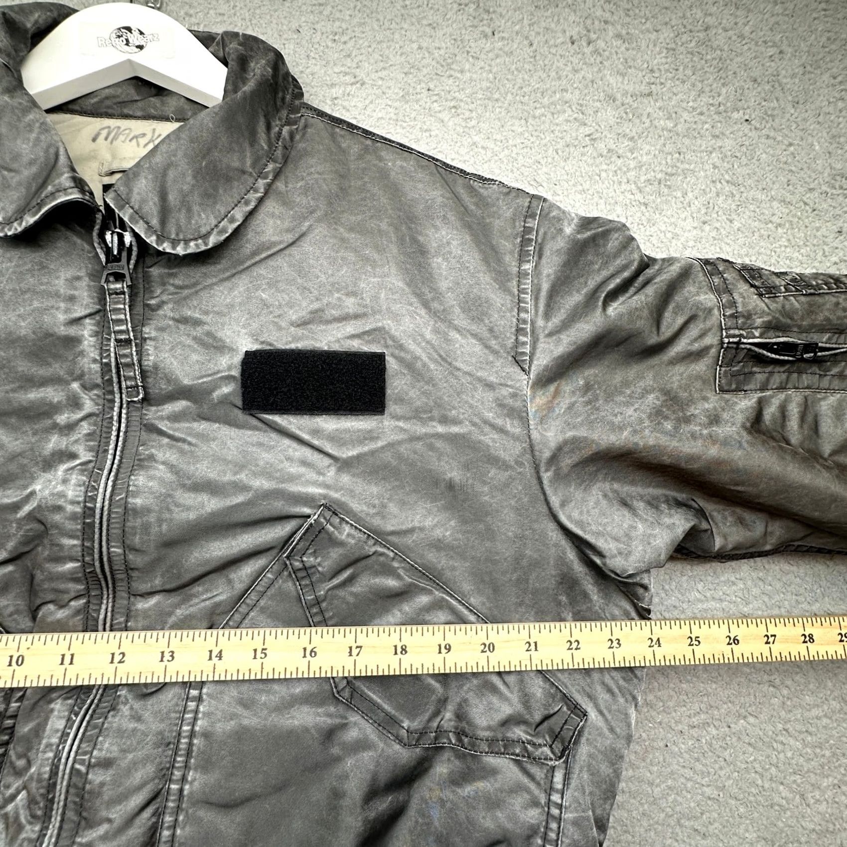 Alpha Industries Alpha Industries CWU 45/P Bomber Jacket Mens Medium Gray MA-1 Flight Insulated Size US M / EU 48-50 / 2 - 5 Thumbnail