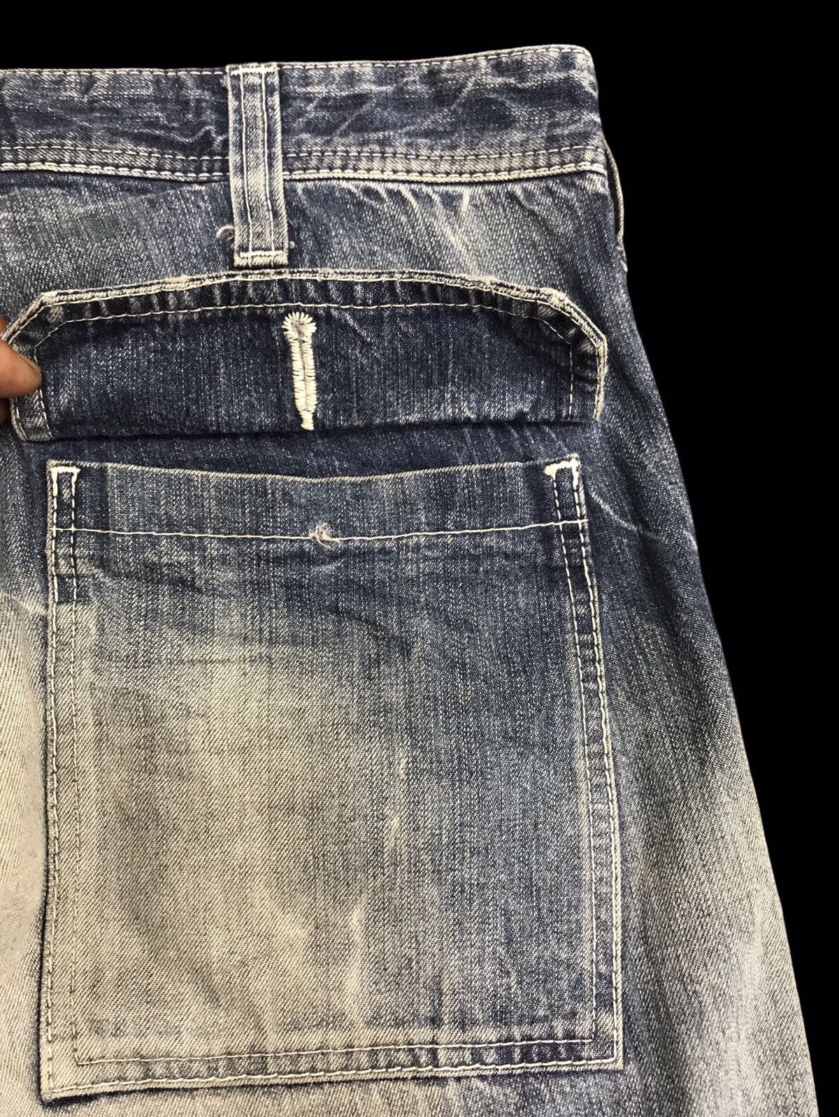 Japanese Brand 💥90s STYLE💥VERY RARE ARCHIVAL VANQUISH BUSH DENIM F414 Size US 33 - 16 Thumbnail