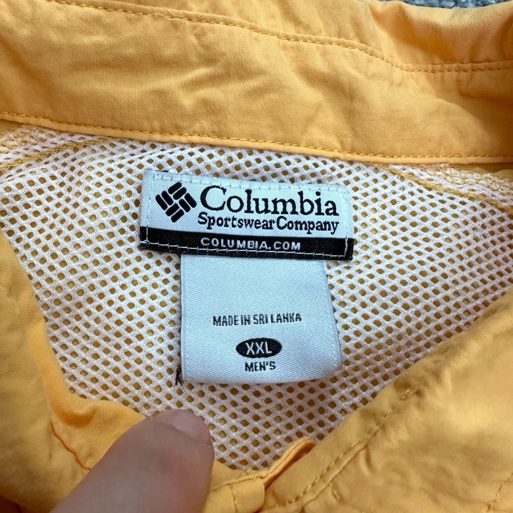 Vintage Columbia Bahama Shirt 2XL Orange Nylon PFG Omni-Shade Button-Up Long Sleeve Outdoor Mens Size US XXL / EU 58 / 5 - 7 Thumbnail