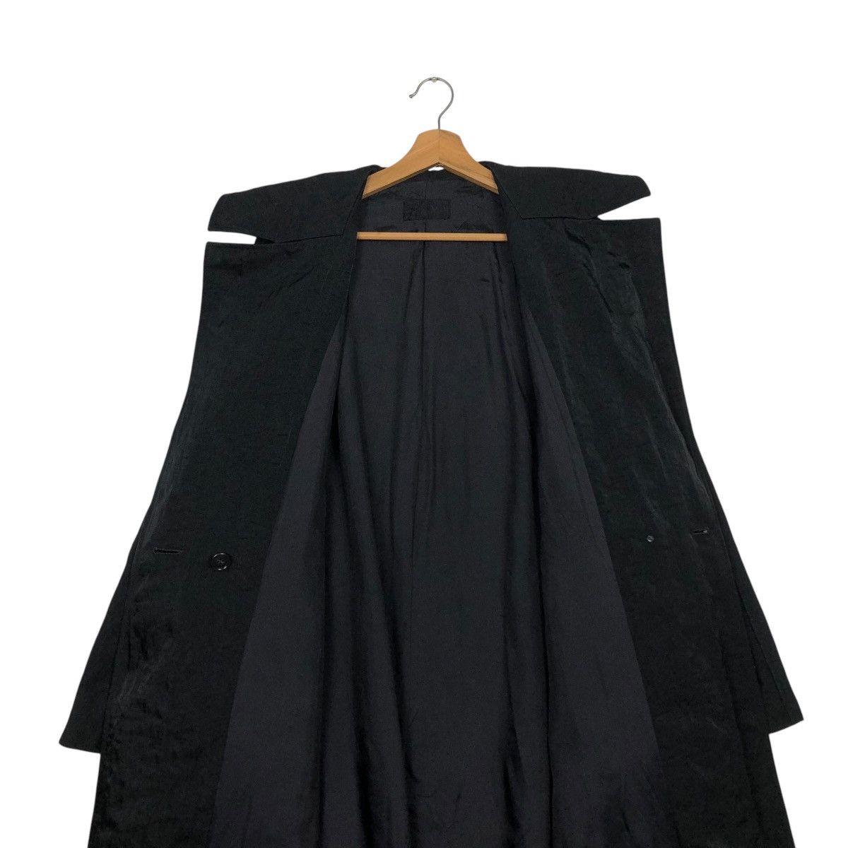 Japanese Brand 🔥ROCH BLACK LONG JACKET OVERSIZED HOMMA JAPAN ISSEY MIYAKE Size US M / EU 48-50 / 2 - 13 Thumbnail