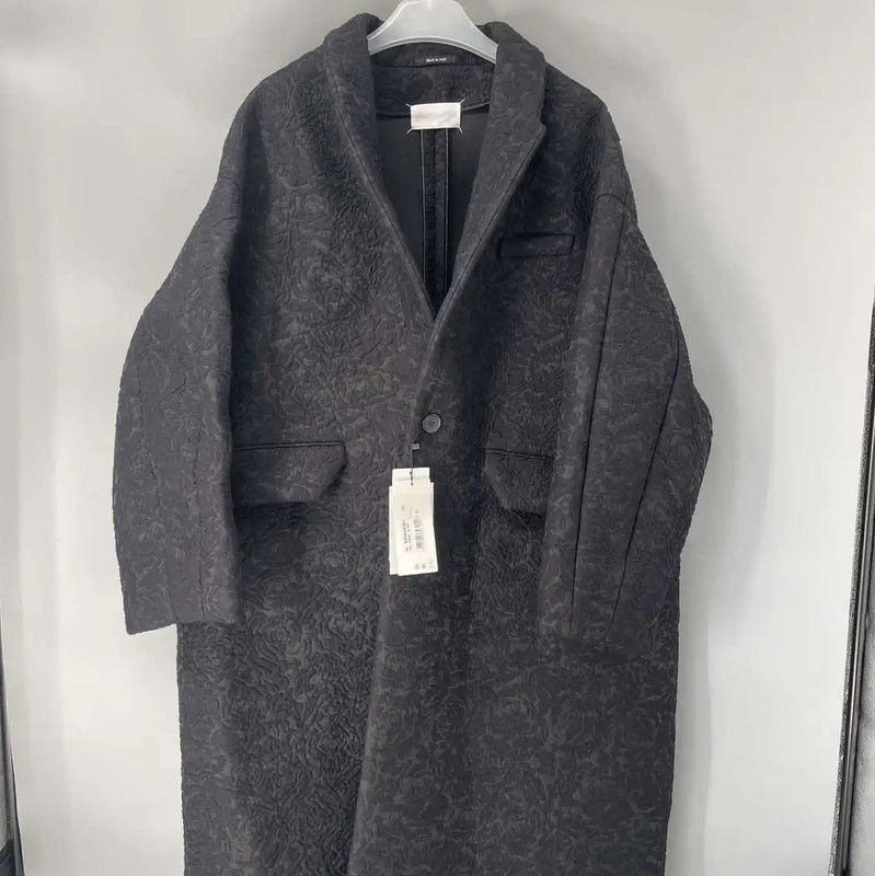 Maison Margiela Maison Margiela Black Polyester Women's Coat 0089 Size S / US 4 / IT 40 - 1 Thumbnail