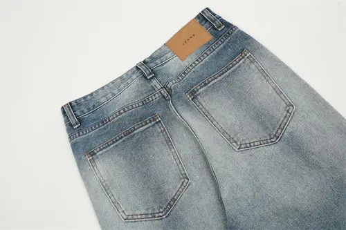VIBE Trendy punk distressed heavy washed ripped flared jeans Size US 32 / EU 48 - 6 Thumbnail