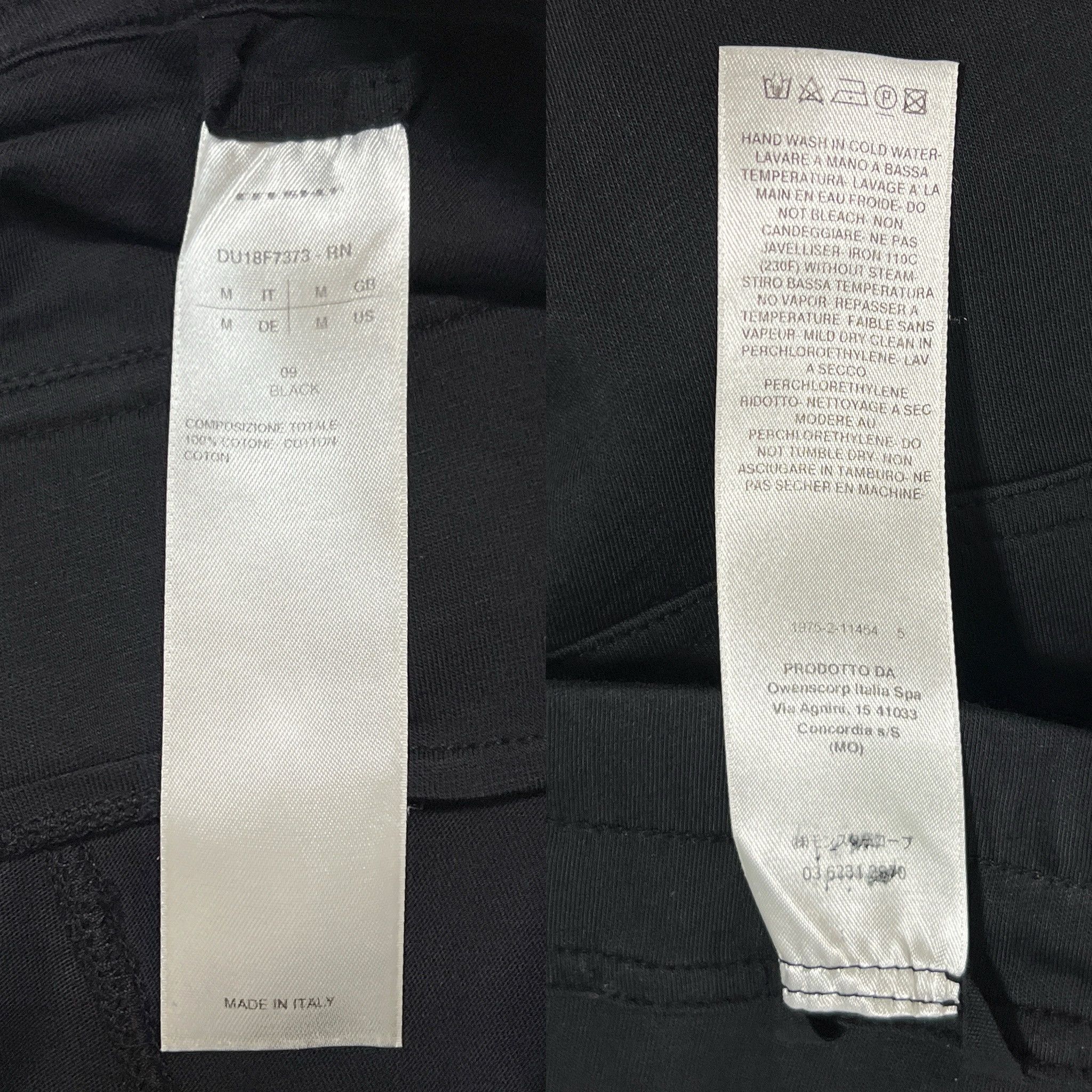 Rick Owens Rick Owens FW18 DRKSHDW Drawstring Cropped Pants Black Size US 34 / EU 50 - 8 Thumbnail