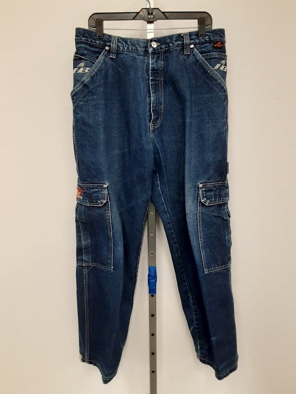 Wu-Tang Clan Johnny Blaze jeans, vintage Wu Wear baggy pants, Wu Tang 32 Size US 32 / EU 48 - 2 Thumbnail