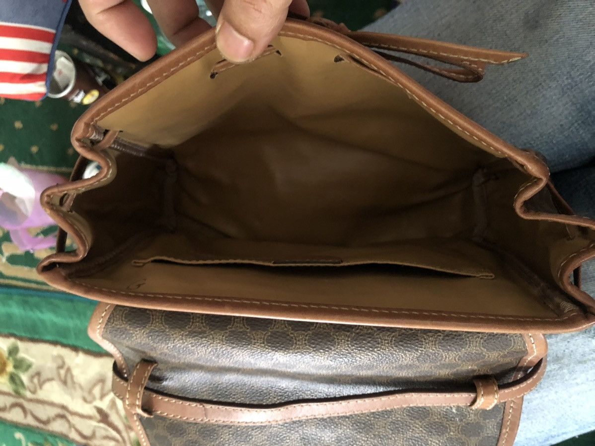 Celine × Vintage Celine Monogram Leather Clutch Bag Size ONE SIZE - 6 Thumbnail