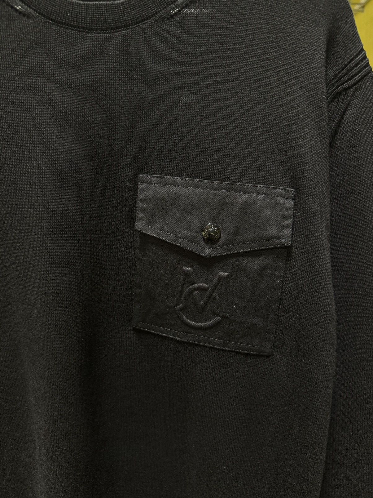 Moncler Moncler Logo Embossed Pocket Sweatshirt NEW 790$ Size US XL / EU 56 / 4 - 2 Thumbnail