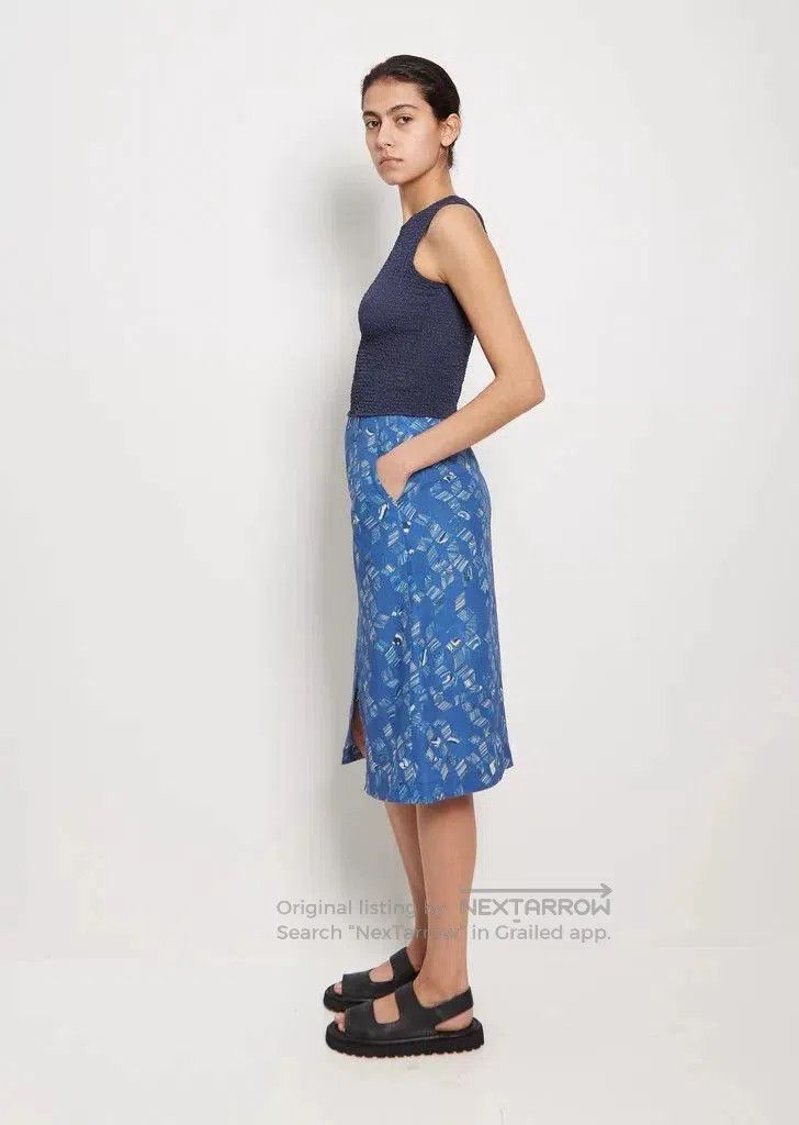 Blue Blue Japan blue blue japan marble print skirt. Size 23" - 8 Thumbnail