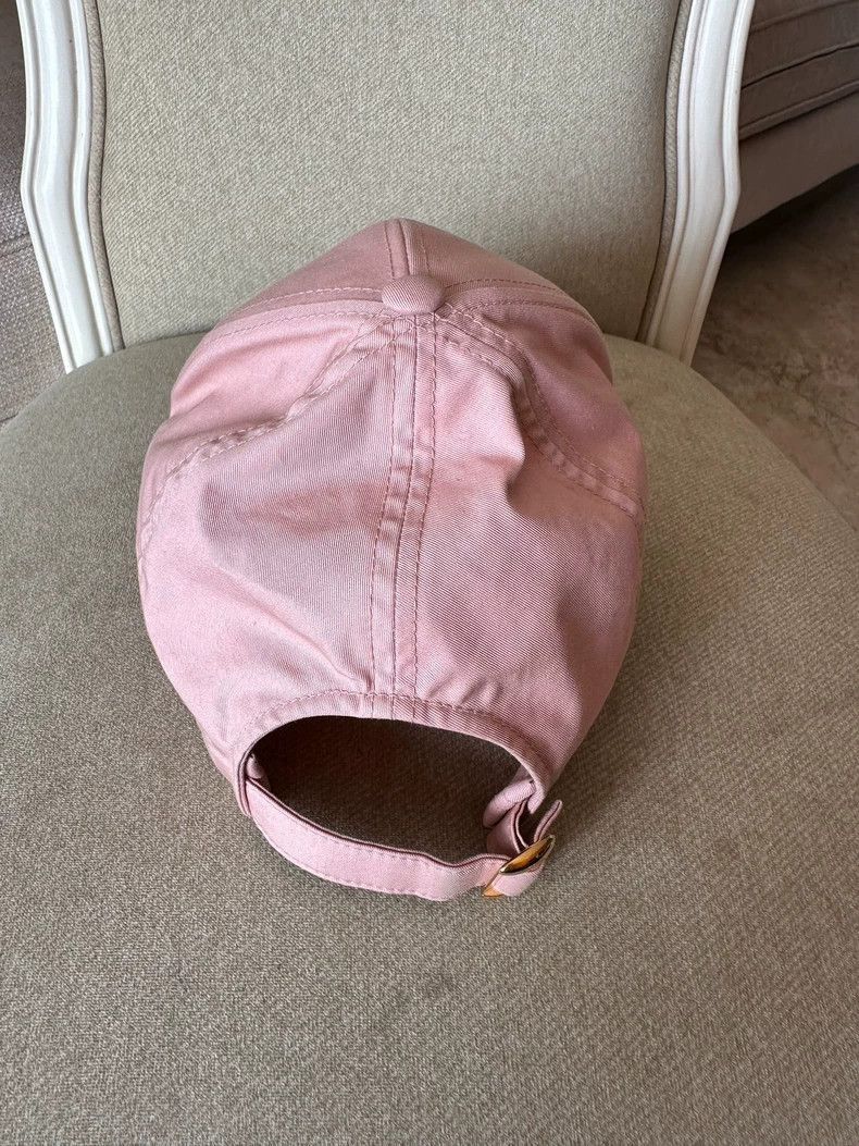 Celine Pink Embroidered Baseball Cap Size ONE SIZE - 4 Thumbnail
