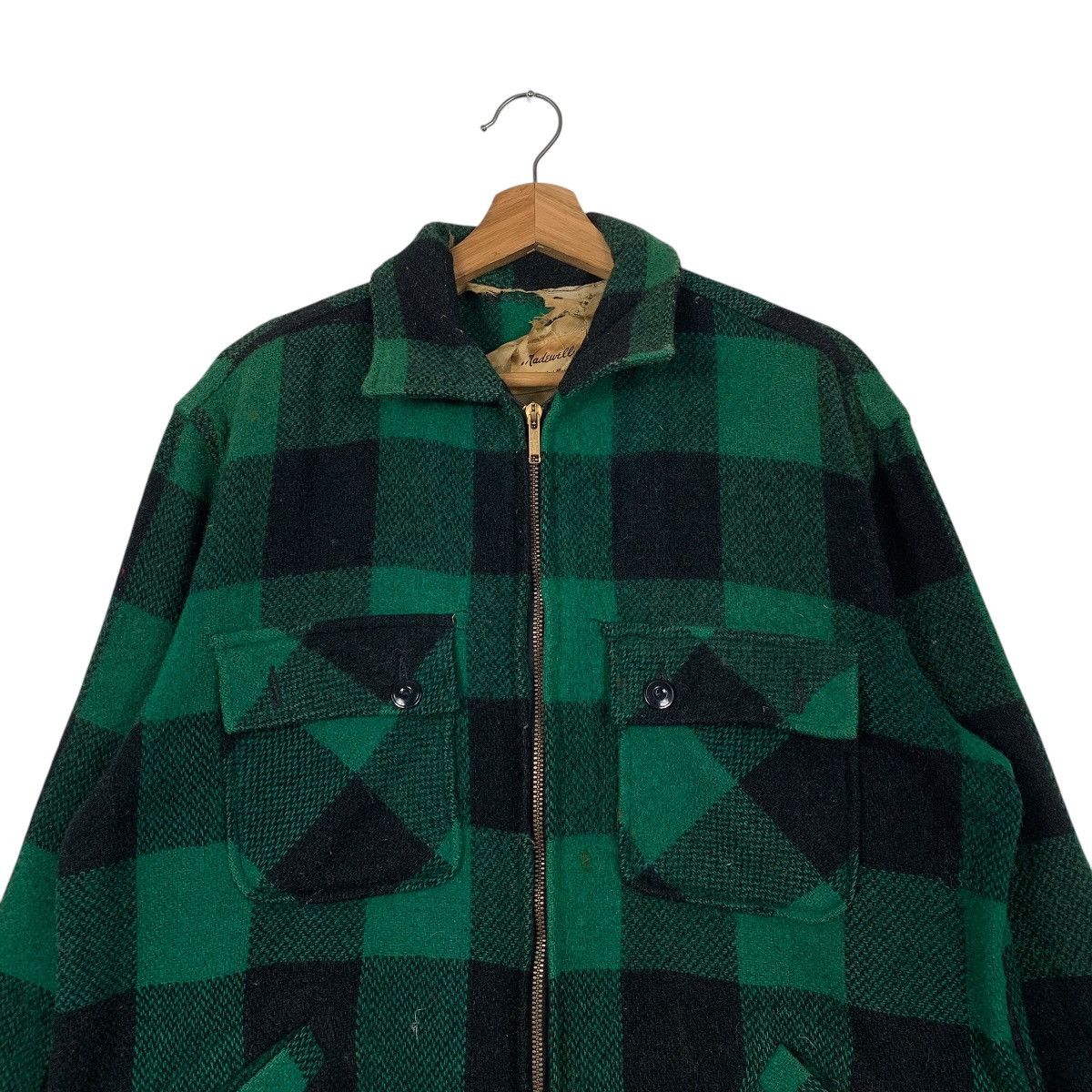Madewell Vintage Madewell Tartan Wool Jacket Size US M / EU 48-50 / 2 - 2 Thumbnail