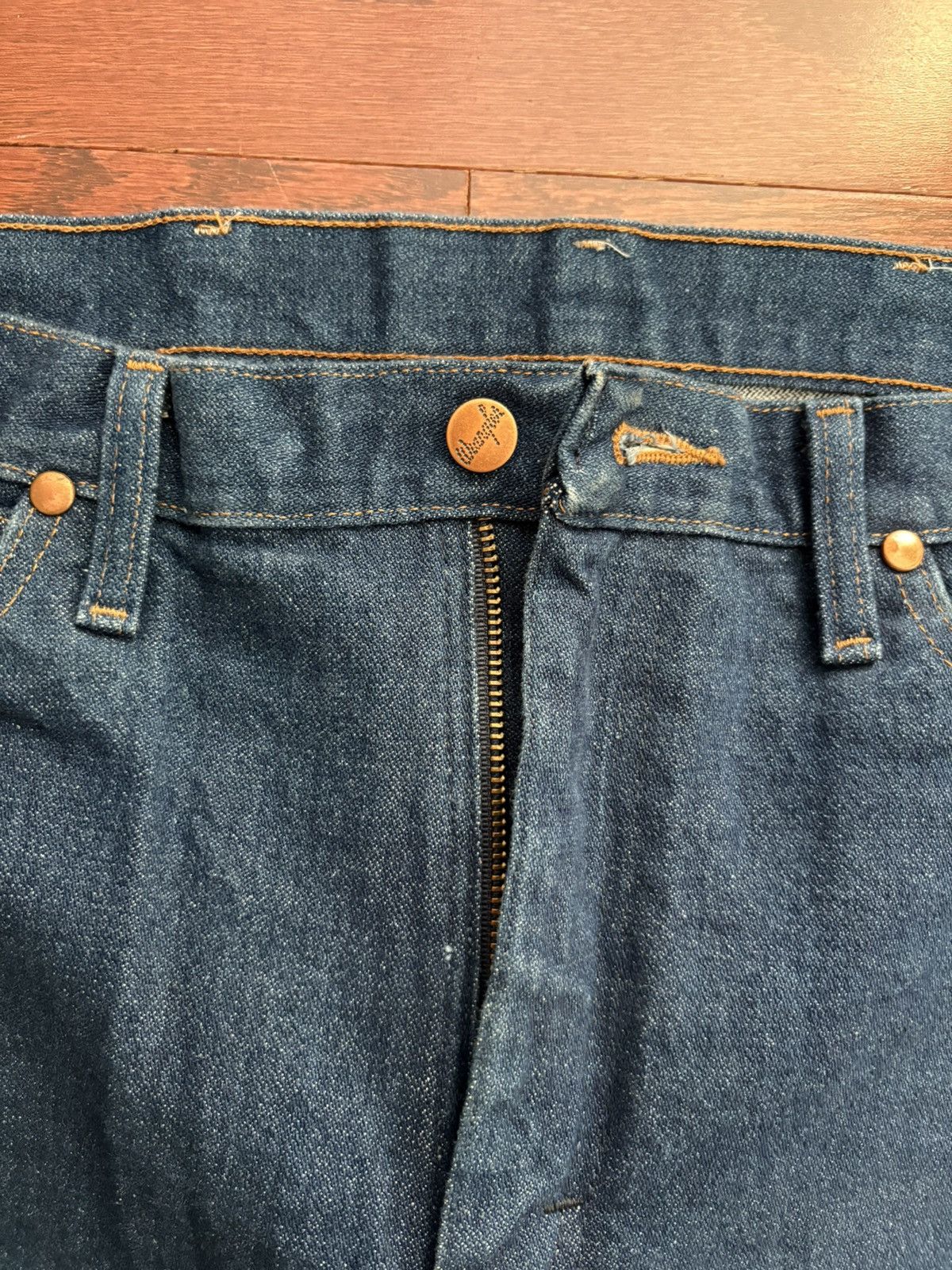 Wrangler Wrangler A001 Cowboy Denim Blue Size US 32 / EU 48 - 2 Thumbnail