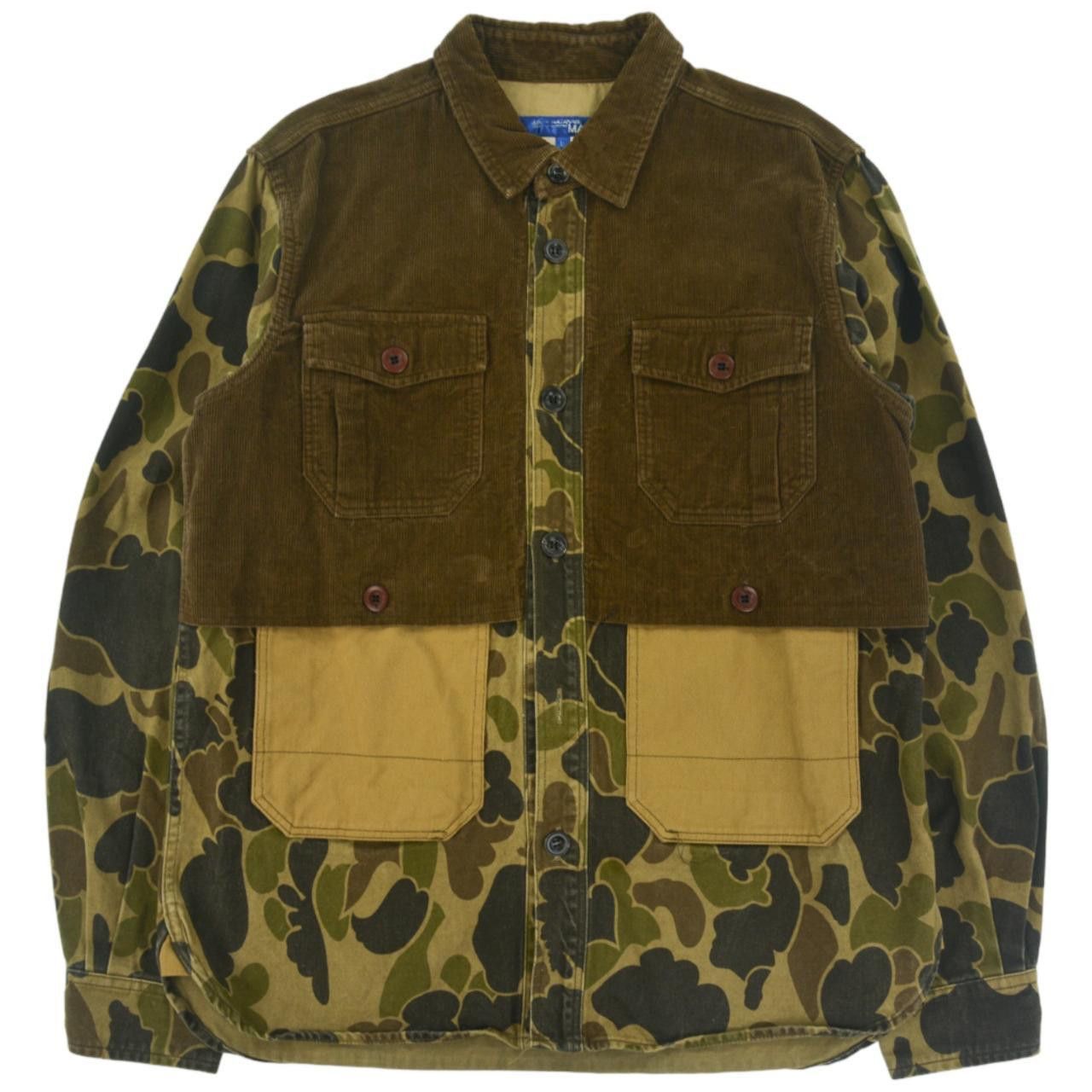 Vintage Junya Watanabe X Comme Des Garçons Camo Shirt Size M