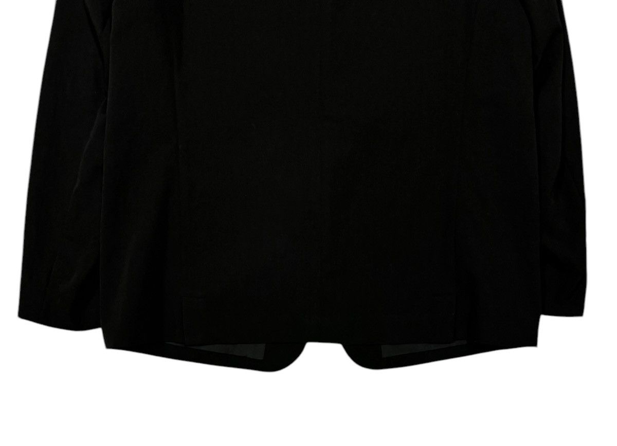 Vintage Vtg🔥Yohji Yamamoto Gabardine Og Black Blazer Wool Jacket Size 40L - 13 Thumbnail