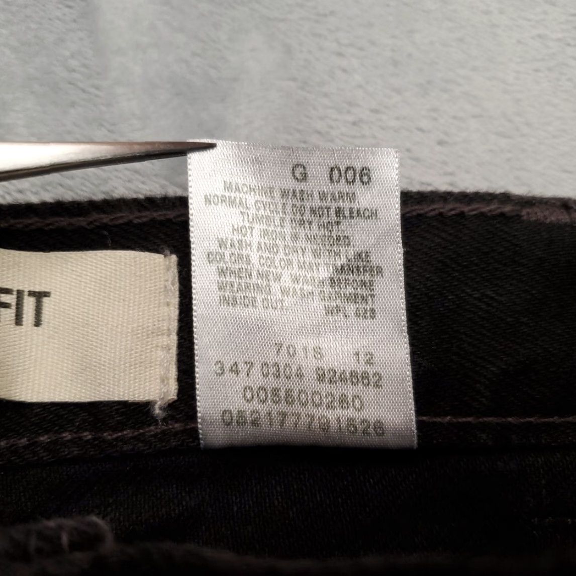 Denime VINTAGE Levis Jeans Mens 38x30 Black 550 Denim Relaxed Straight 5-Pocket Comfort Y2k USA 90s Mens Size US 38 / EU 54 - 6 Thumbnail