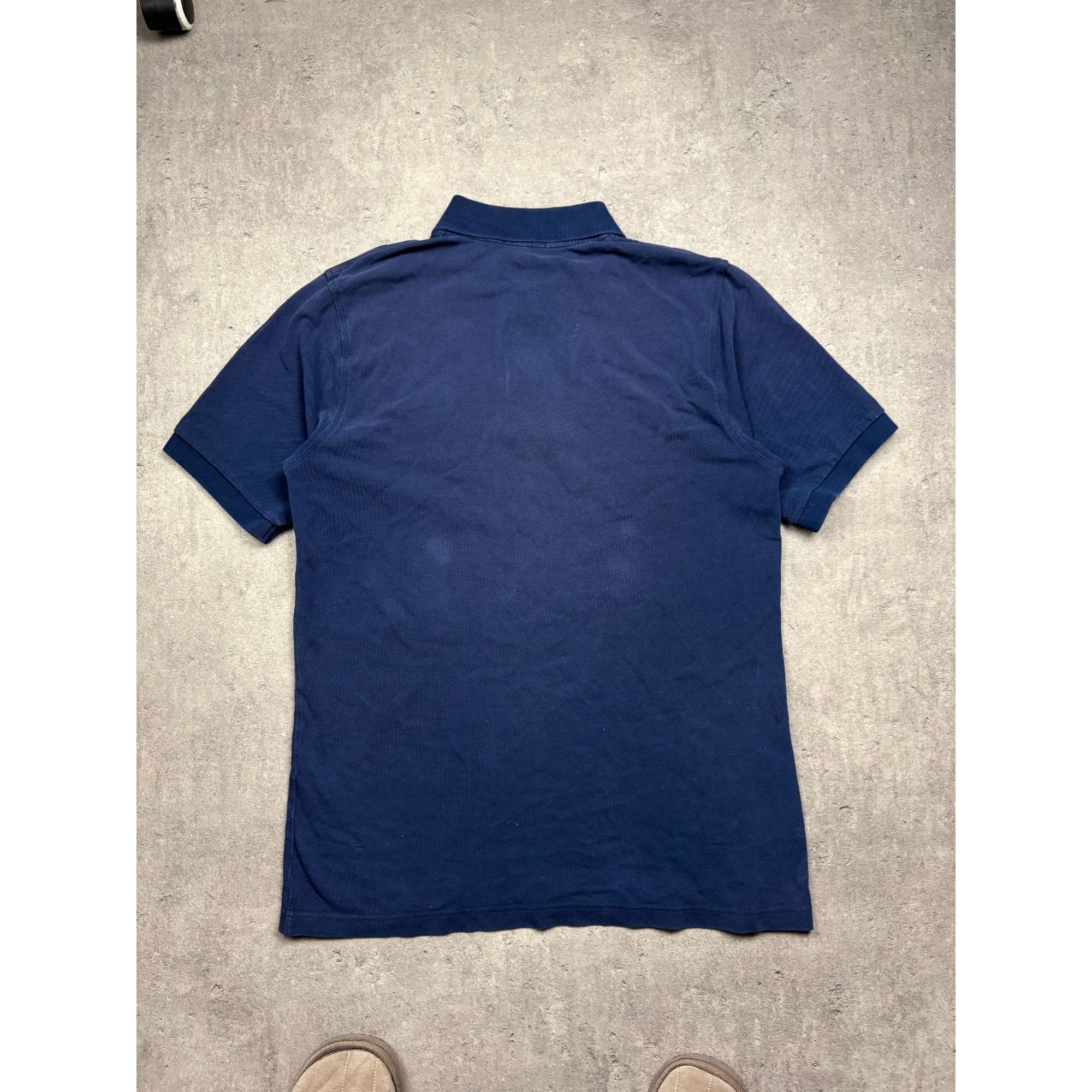 Burberry Burberry London Navy Blue Polo Shirt With Embroidered Knight Size US S / EU 44-46 / 1 - 2 Thumbnail