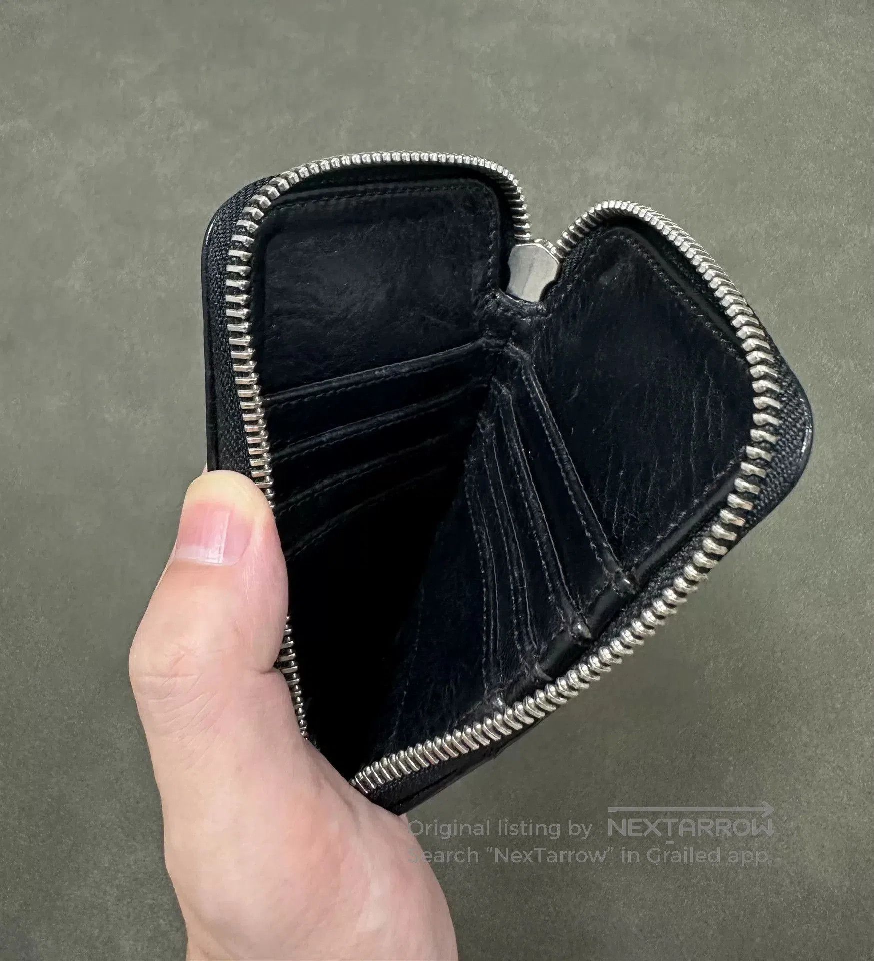 Chrome Hearts Chrome Hearts Flame Leather Card Wallet. Size ONE SIZE - 6 Thumbnail