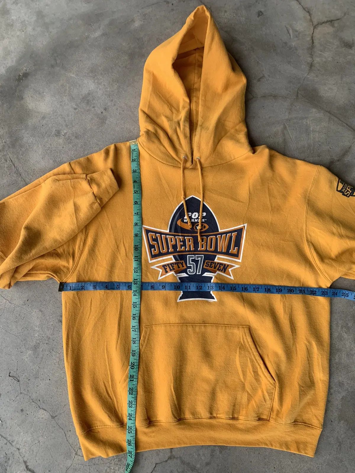 Champion Champion x pop Warner super bowl 57 mustard yellow hoodie. Size US L / EU 52-54 / 3 - 2 Thumbnail