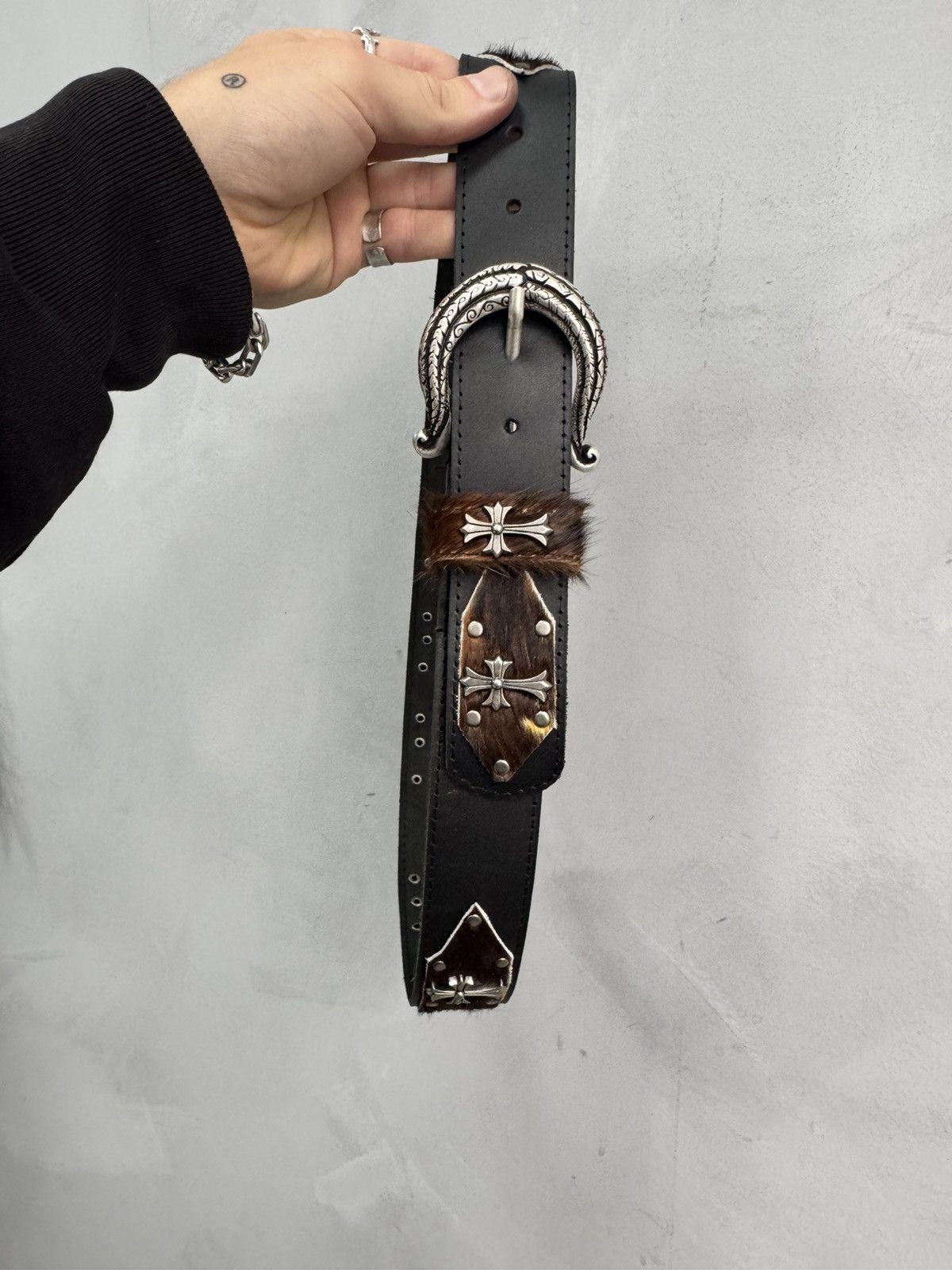 Hysteric Glamour 90s cow leather belt hysteric glamour style hype western 90s Size ONE SIZE - 10 Thumbnail