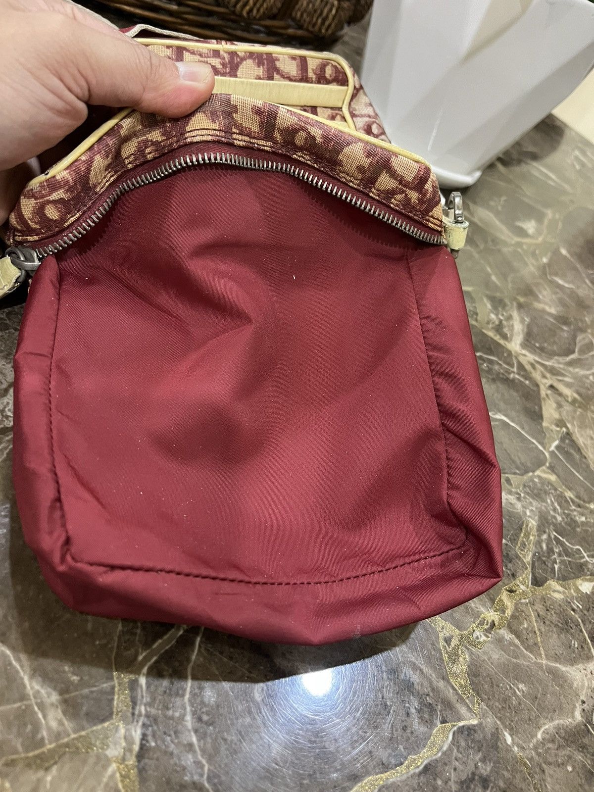 Christian Dior Monsieur CHRISTIAN DIOR Red Trotter Canvas Crossbody Amazon Bag Size ONE SIZE - 16 Thumbnail