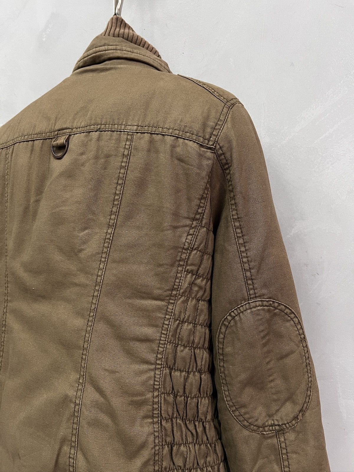 Junya Watanabe Brown washed distressed canvas jacket zipper Watanabe style Size US XL / EU 56 / 4 - 10 Thumbnail