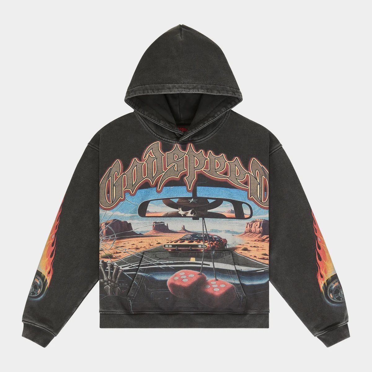 Godspeed Godspeed 'On The Run II' Black Wash Hoodie Size US XL / EU 56 / 4 - 1 Preview