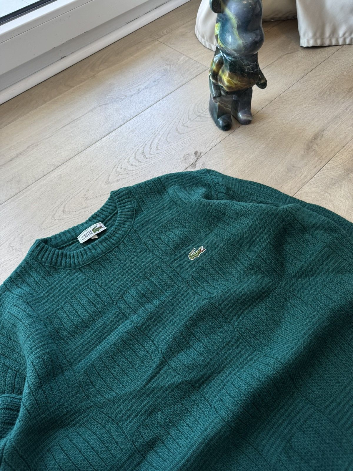 Lacoste × Vintage Lacoste Vintage Knit Sweater Size US XL / EU 56 / 4 - 1 Thumbnail