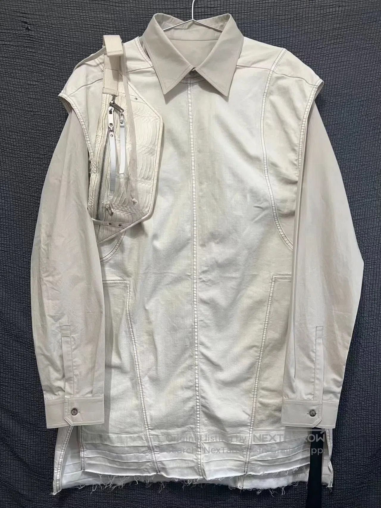 Rick Owens rick owens new texture frayed vest. Size US XL / EU 56 / 4 - 1 Thumbnail