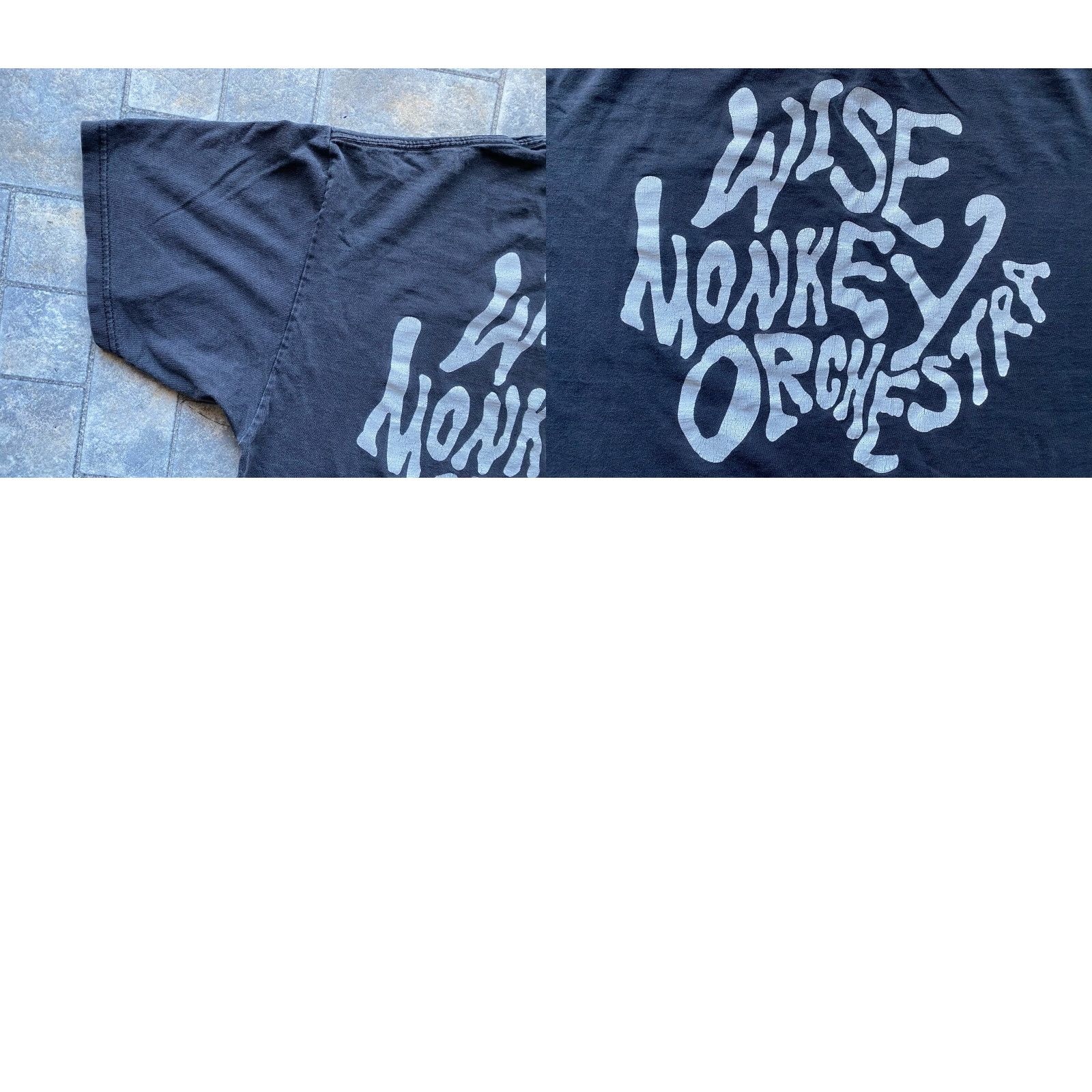 Hanes Wise Monkey Orchestra Hanes Comfort T Shirt Black Men’s XL 46-48 Short Sleeve Size US XL / EU 56 / 4 - 9 Thumbnail