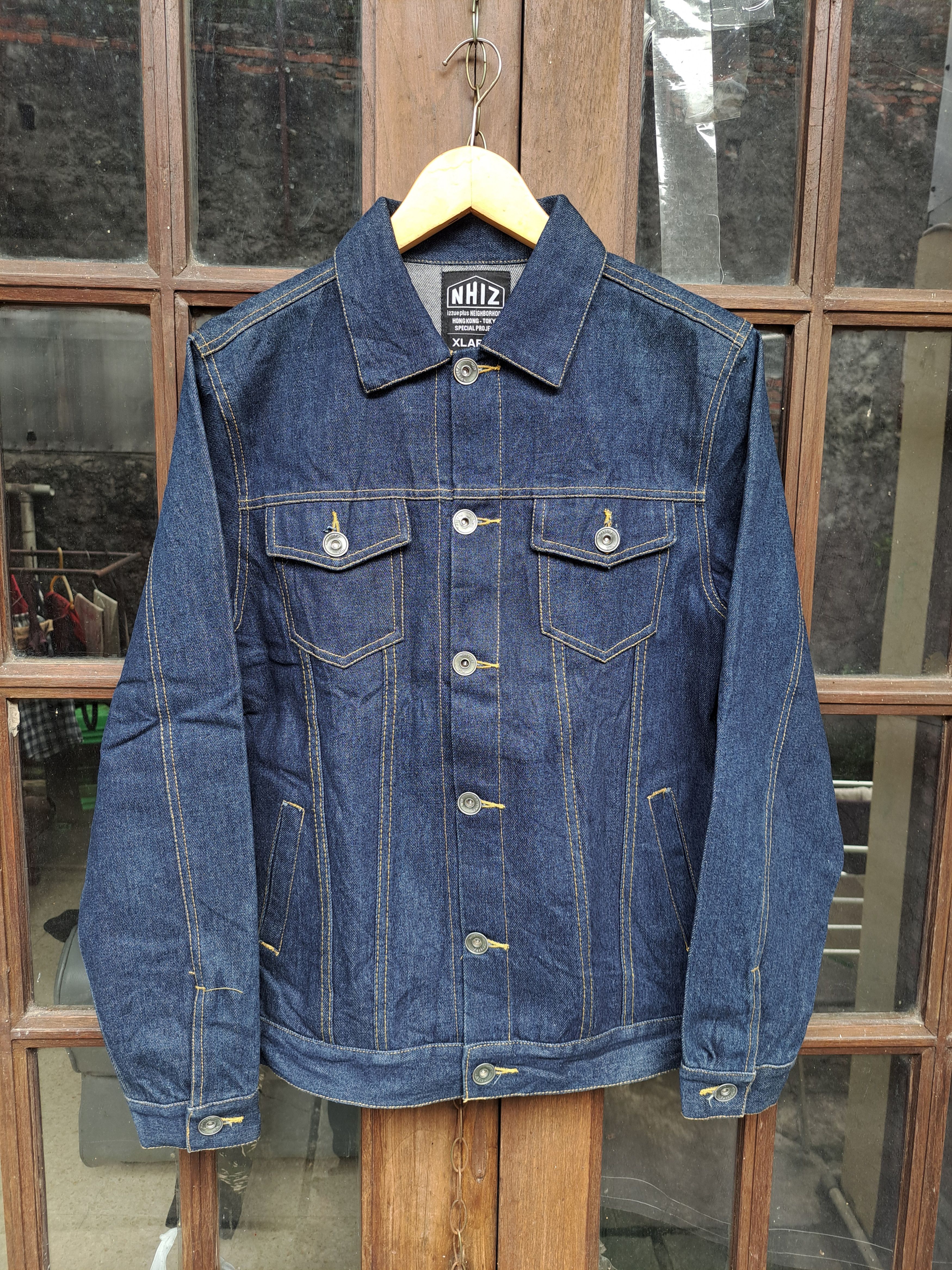 Japanese Brand × izzue Izzue plus Neighborhood Denim Jacket Women XL Size XL / US 12-14 / IT 48-50 - 1 Thumbnail
