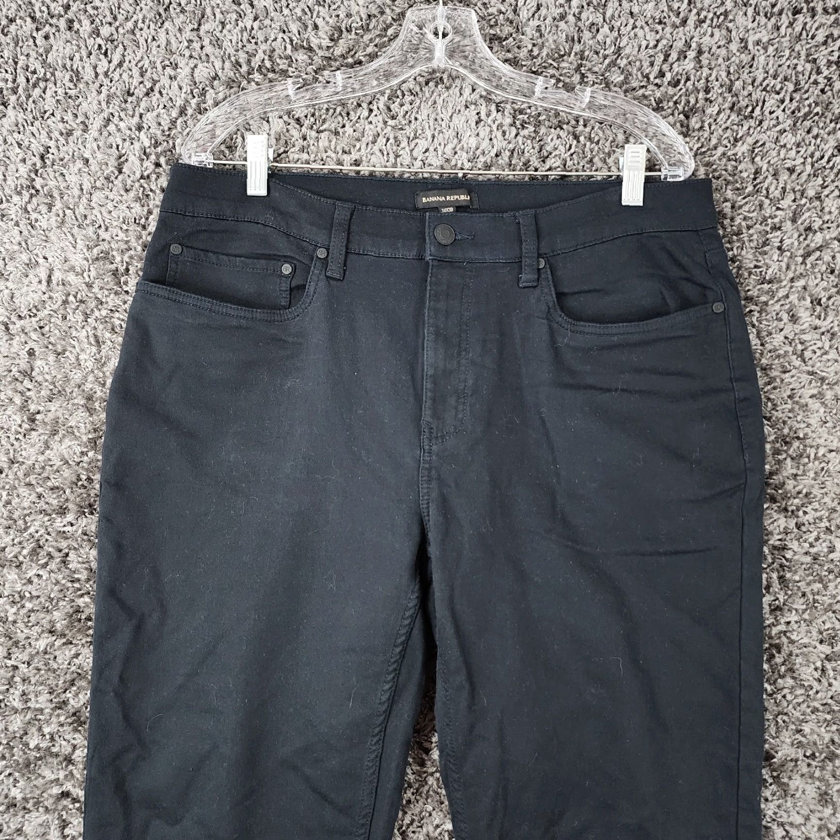 Banana Republic Banana Republic Mens Pants Chino Straight Leg Size 34x30 Dark Blue Men Size US 34 / EU 50 - 2 Thumbnail