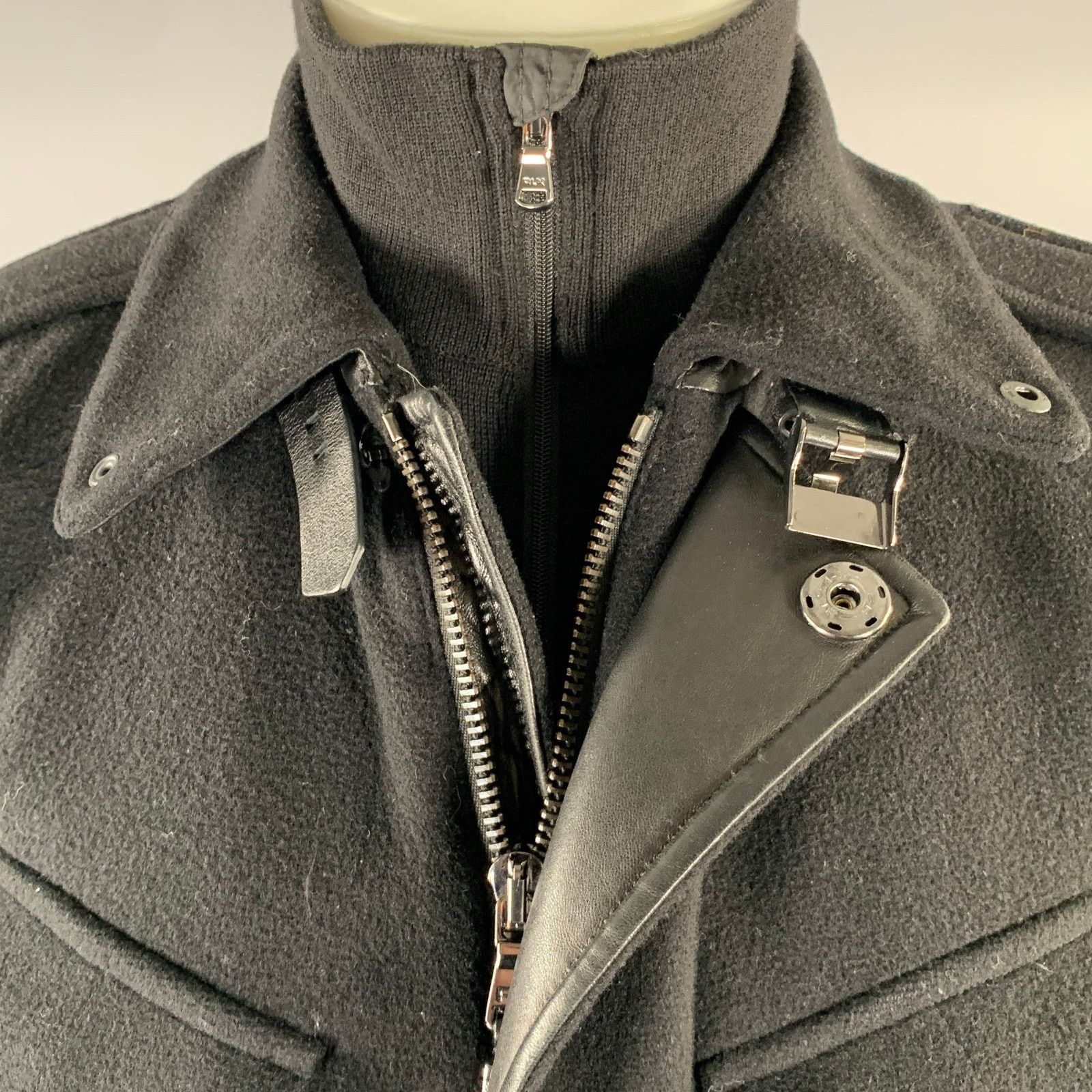 Ralph Lauren RALPH LAUREN Size S Black Wool Blend Coat Jacket Size US S / EU 44-46 / 1 - 3 Thumbnail