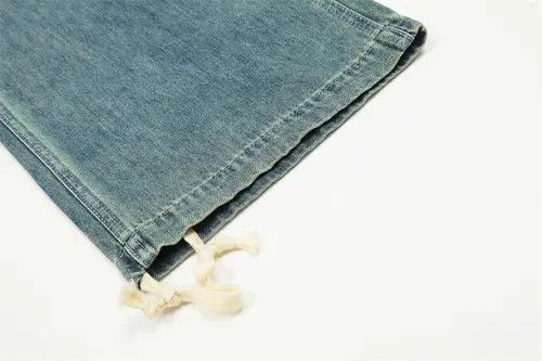 VIBE American style retro casual straight washed gradient jeans Size US 32 / EU 48 - 6 Thumbnail