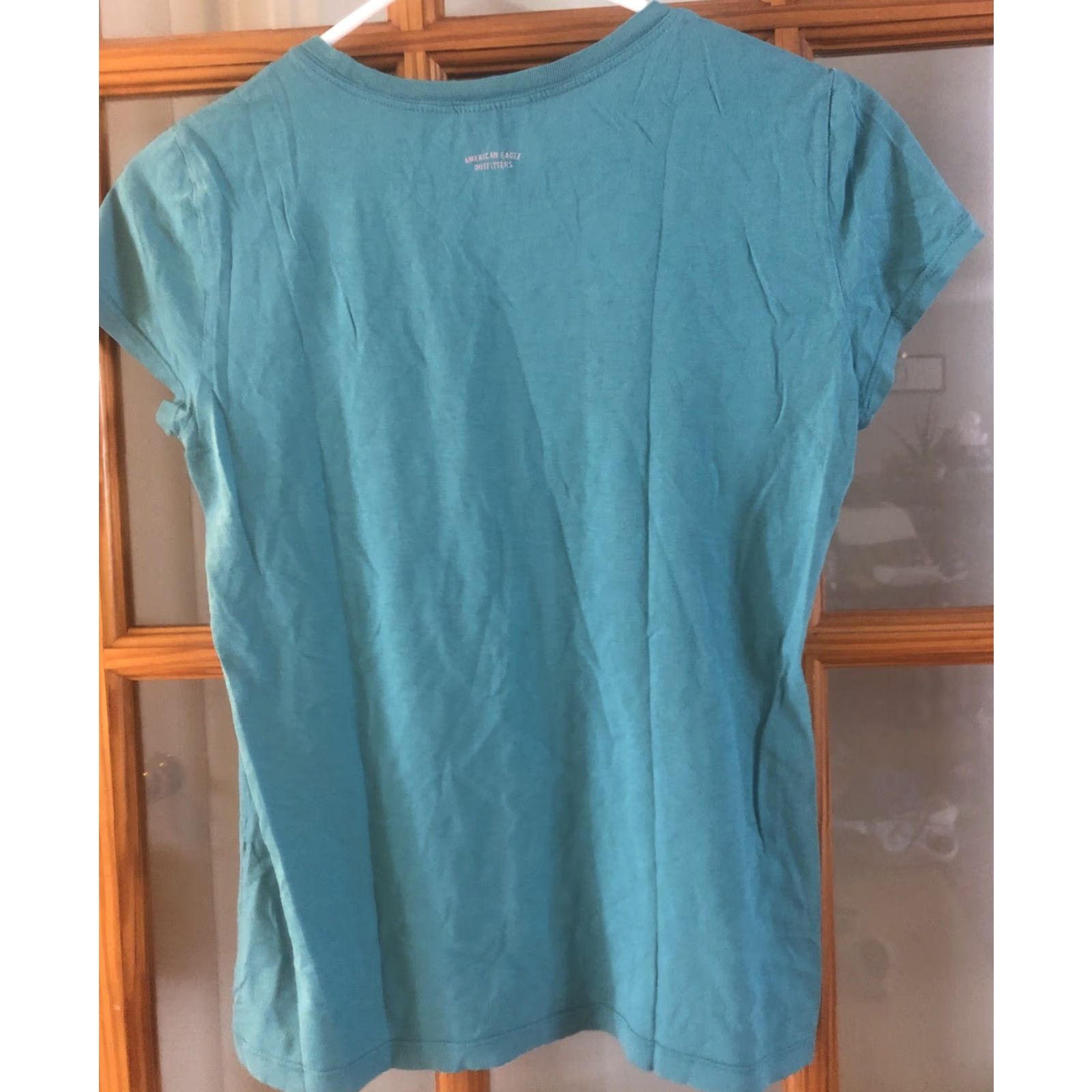 American Eagle Outfitters VINTAGE Women’s American Eagle Outfitters T-Shirt Green Kangaroo Hip Hop Australia Sz M Size M / US 6-8 / IT 42-44 - 4 Thumbnail