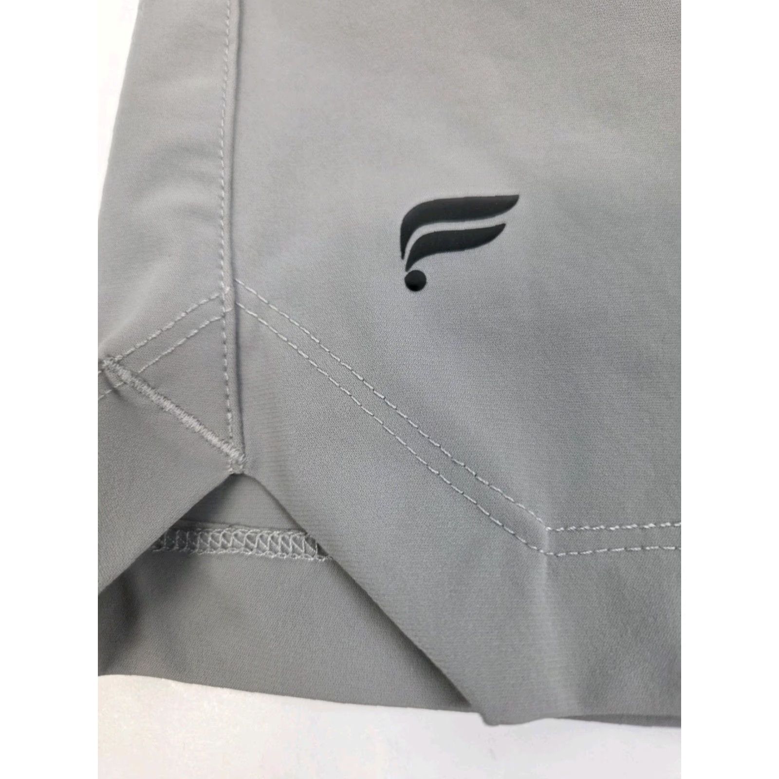 Fabletics Fabletics Mens Training Shorts Front Zip Pocket Drawstring Liner Light Grey 34 Athletic Shirt Short - Mens Size US 33 - 3 Thumbnail