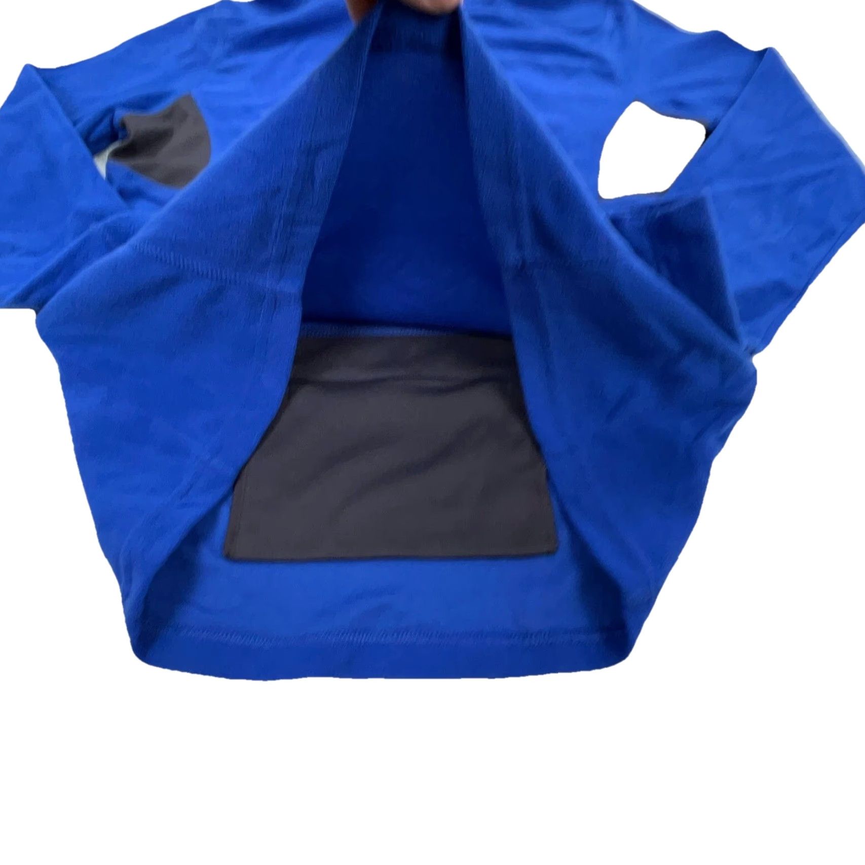 Reebok Reebok Sweater Women L Blue Fleece 1/4 Zip Raglan Long Sleeve Pockets Casual Outdoor Regular Size: L Size L / US 10 / IT 46 - 6 Thumbnail