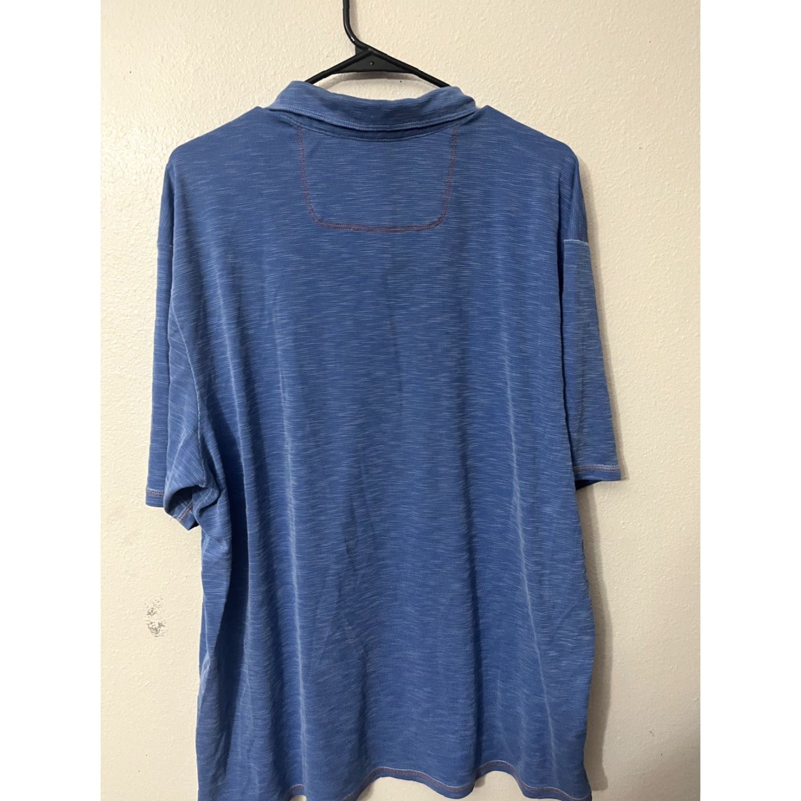 Tommy Bahama Tommy Bahama Polo Shirt Mens 2XL Shoreline Blue Tencel Short Sleeve Polo Shirt 2XL Blues Golf Island Zone Mens Shirt 1990s? Size US XXL / EU 58 / 5 - 4 Thumbnail
