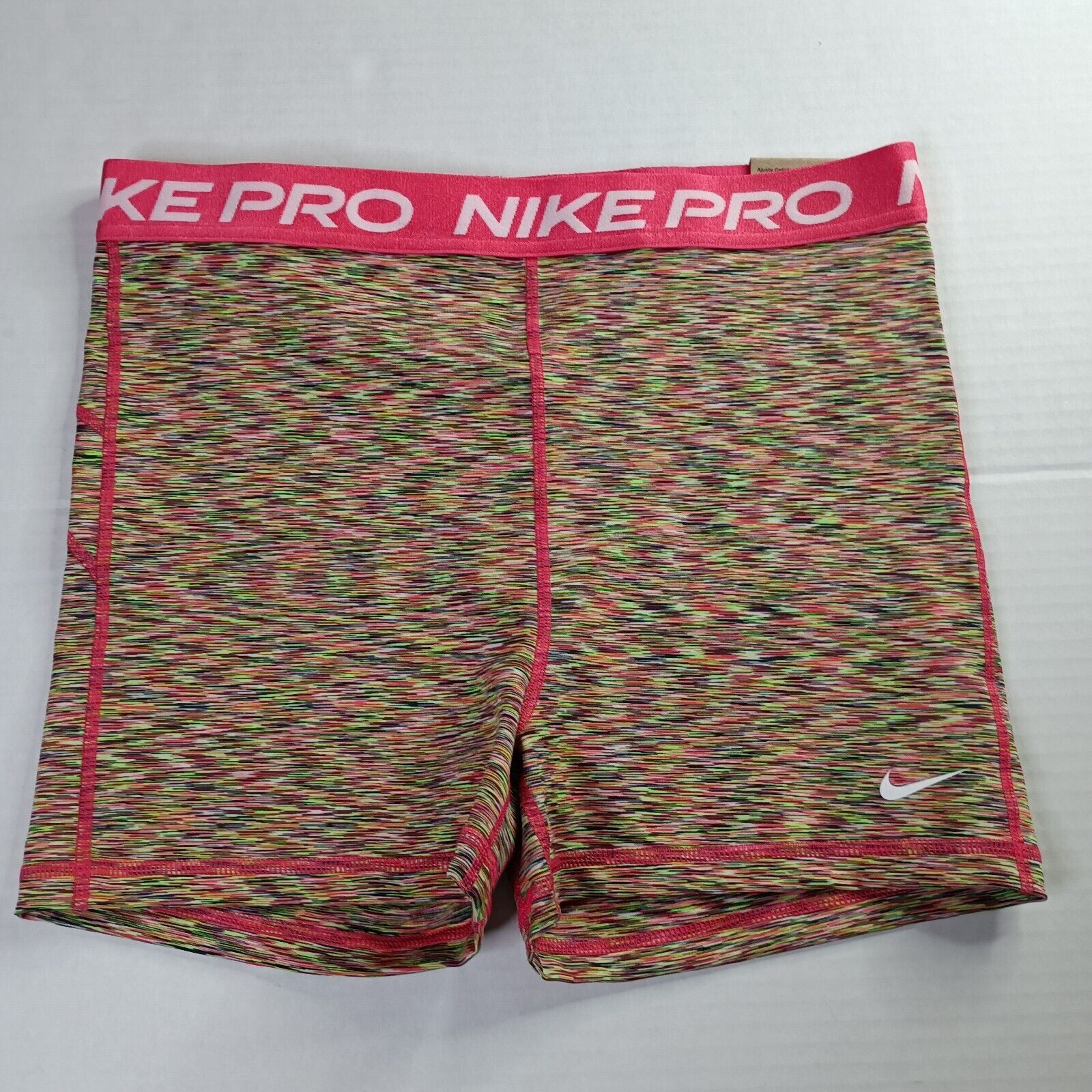 Nike Nike Women's L Large Pro 3'' Athletic Training Shorts Multi Size 32" / US 10 / IT 46 - 1 Thumbnail